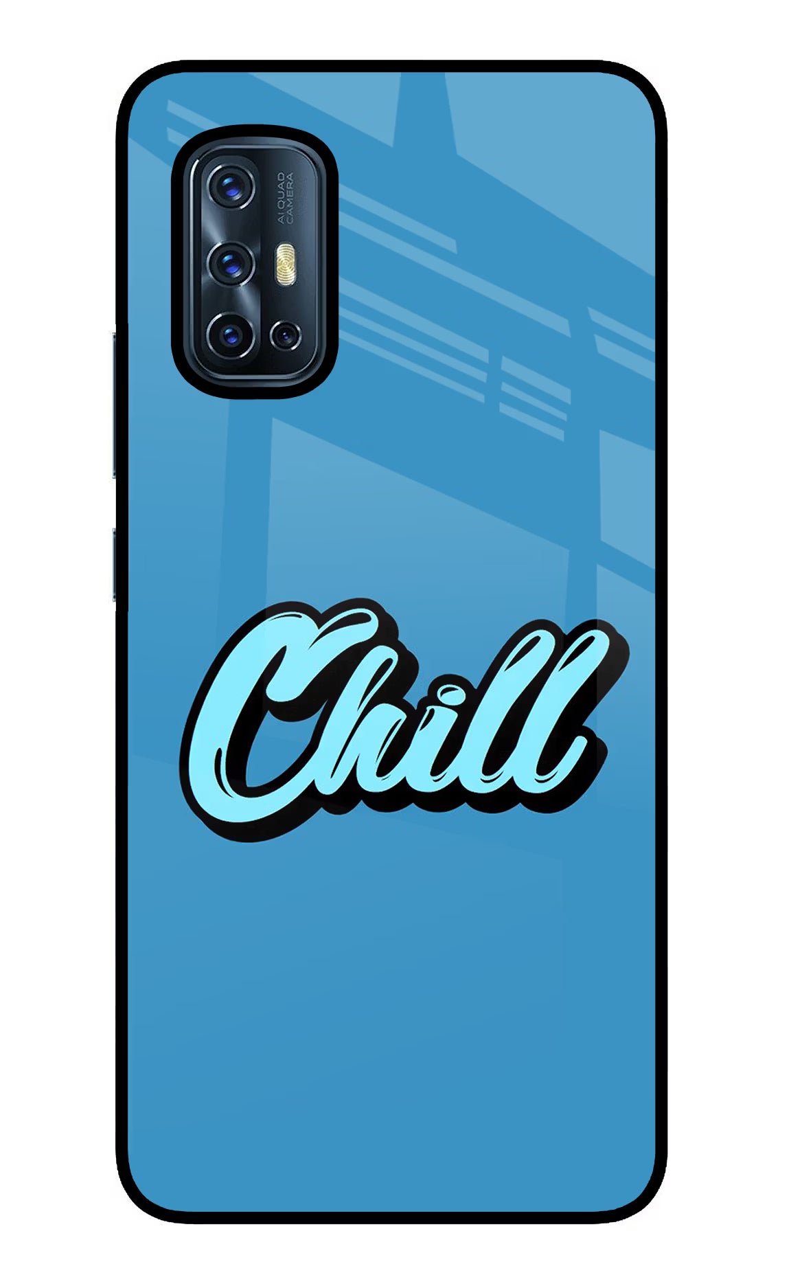 Chill Vivo V17 Back Cover - Chill Vivo V17 Glass Case Back Cover by Casekaro Chill Vivo V17 Glass Case Back Cover by Casekaro