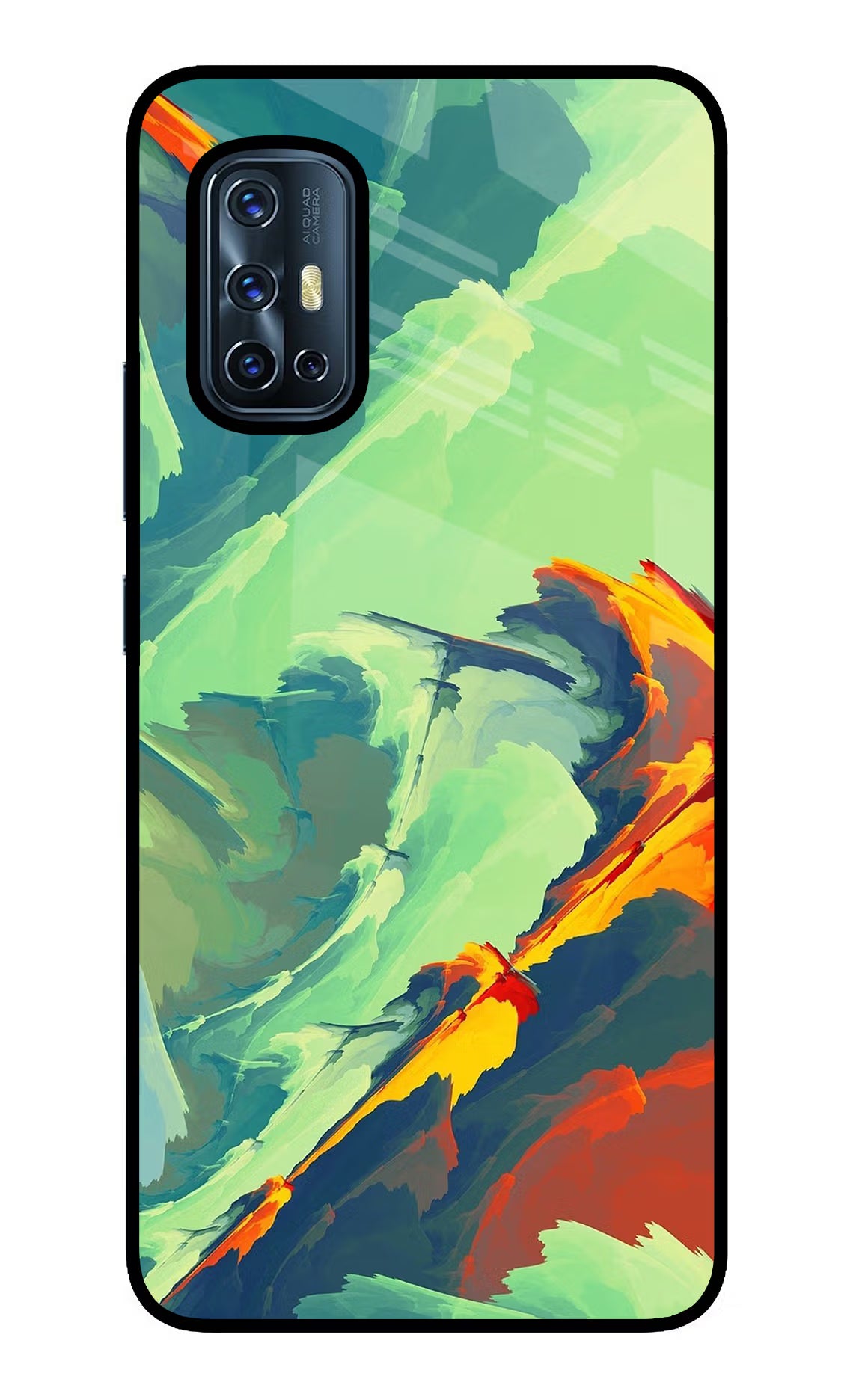 Paint Art Vivo V17 Back Cover - Paint Art Vivo V17 Glass Case Back Cover by Casekaro Paint Art Vivo V17 Glass Case Back Cover by Casekaro