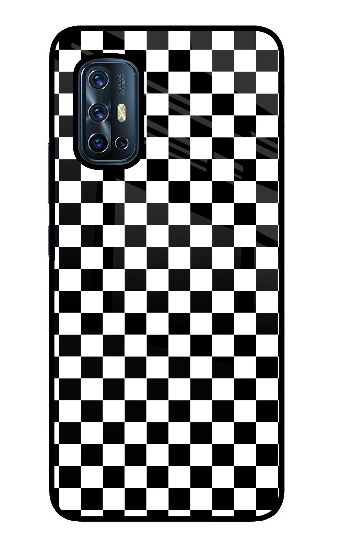 Chess Board Vivo V17 Back Cover - Chess Board Vivo V17 Glass Case Back Cover by Casekaro Chess Board Vivo V17 Glass Case Back Cover by Casekaro