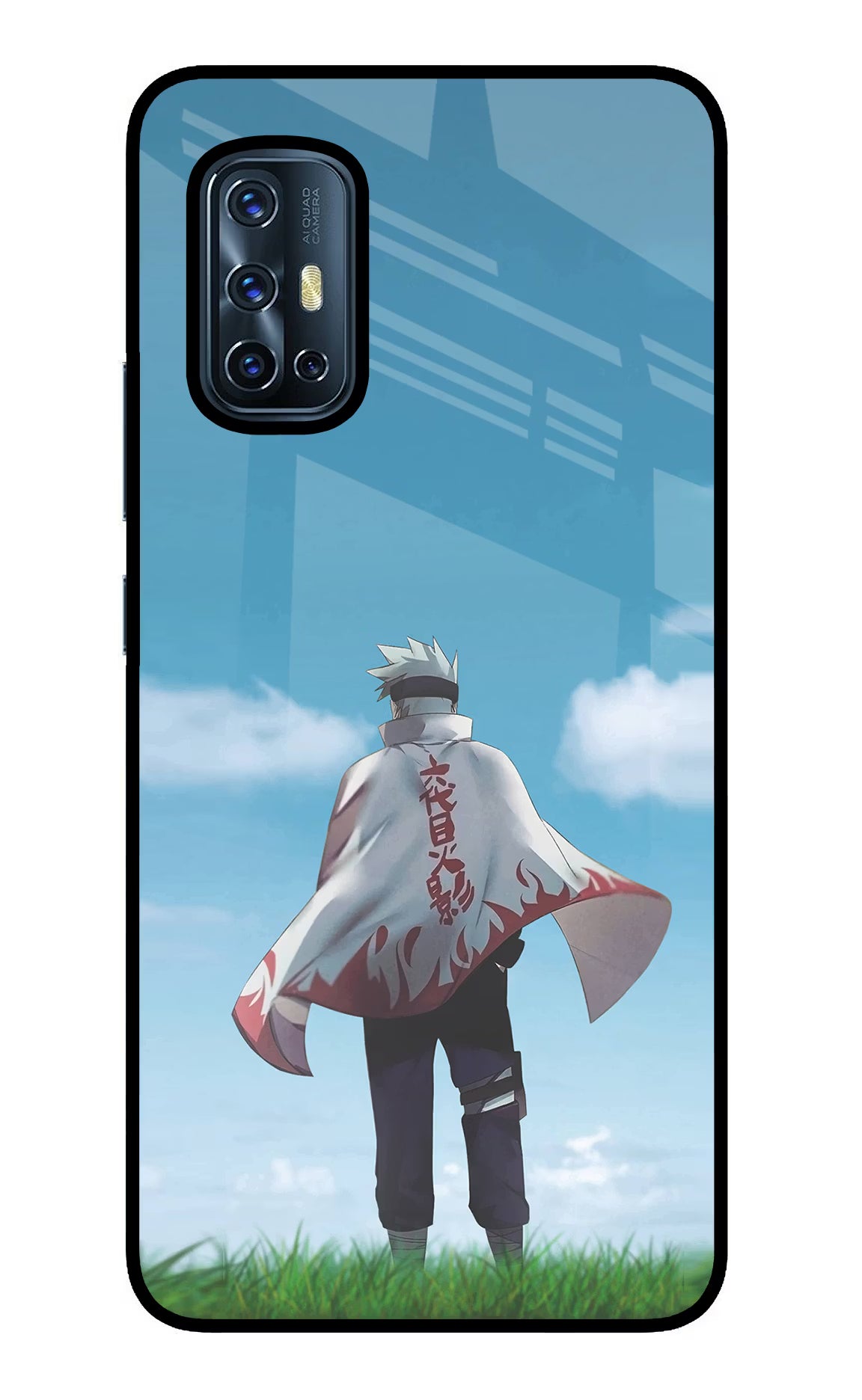 Kakashi Vivo V17 Glass Case - Kakashi Vivo V17 Glass Case Kakashi Vivo V17 Glass Case