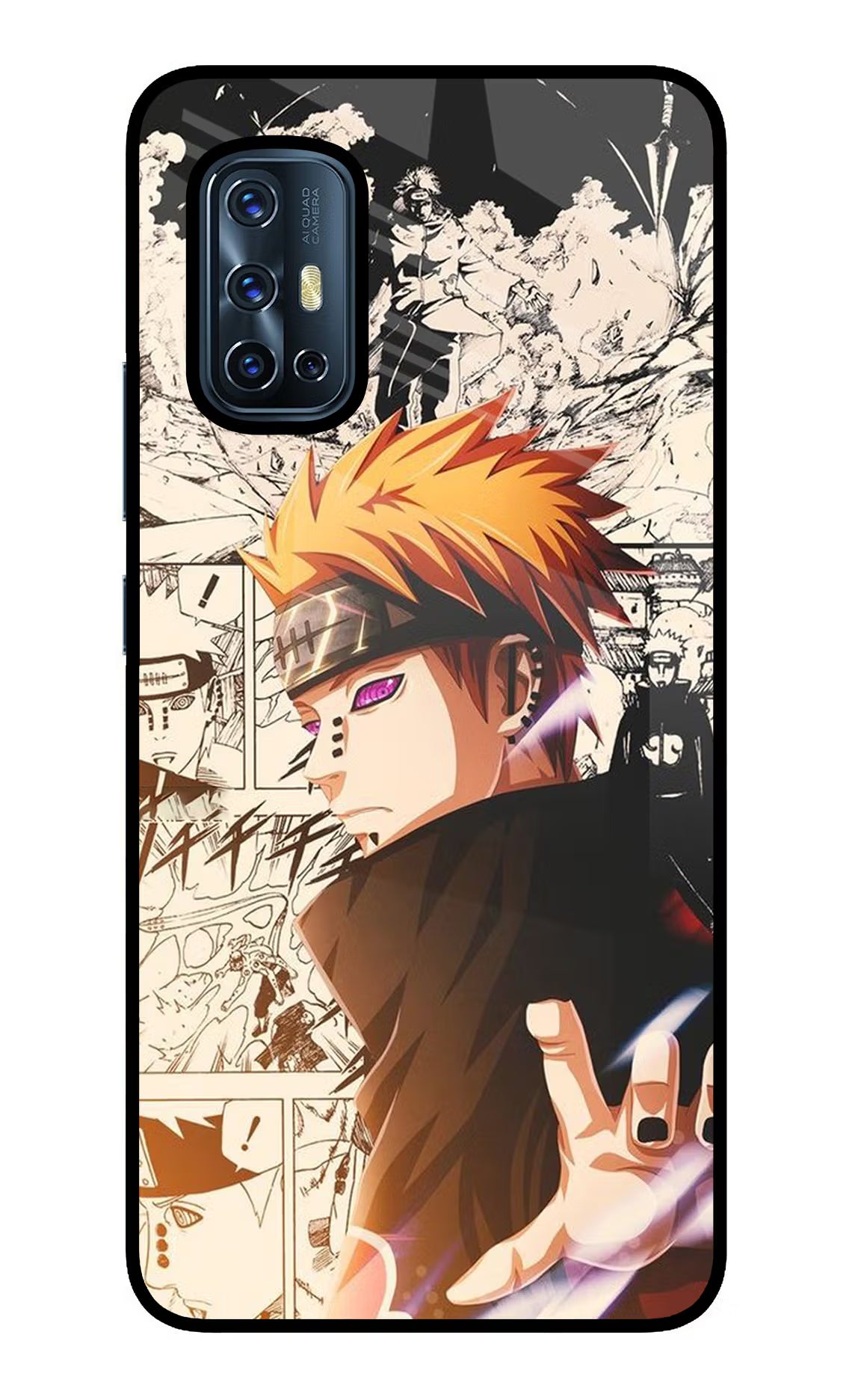 Pain Anime Vivo V17 Glass Case - Pain Anime Vivo V17 Glass Case Pain Anime Vivo V17 Glass Case