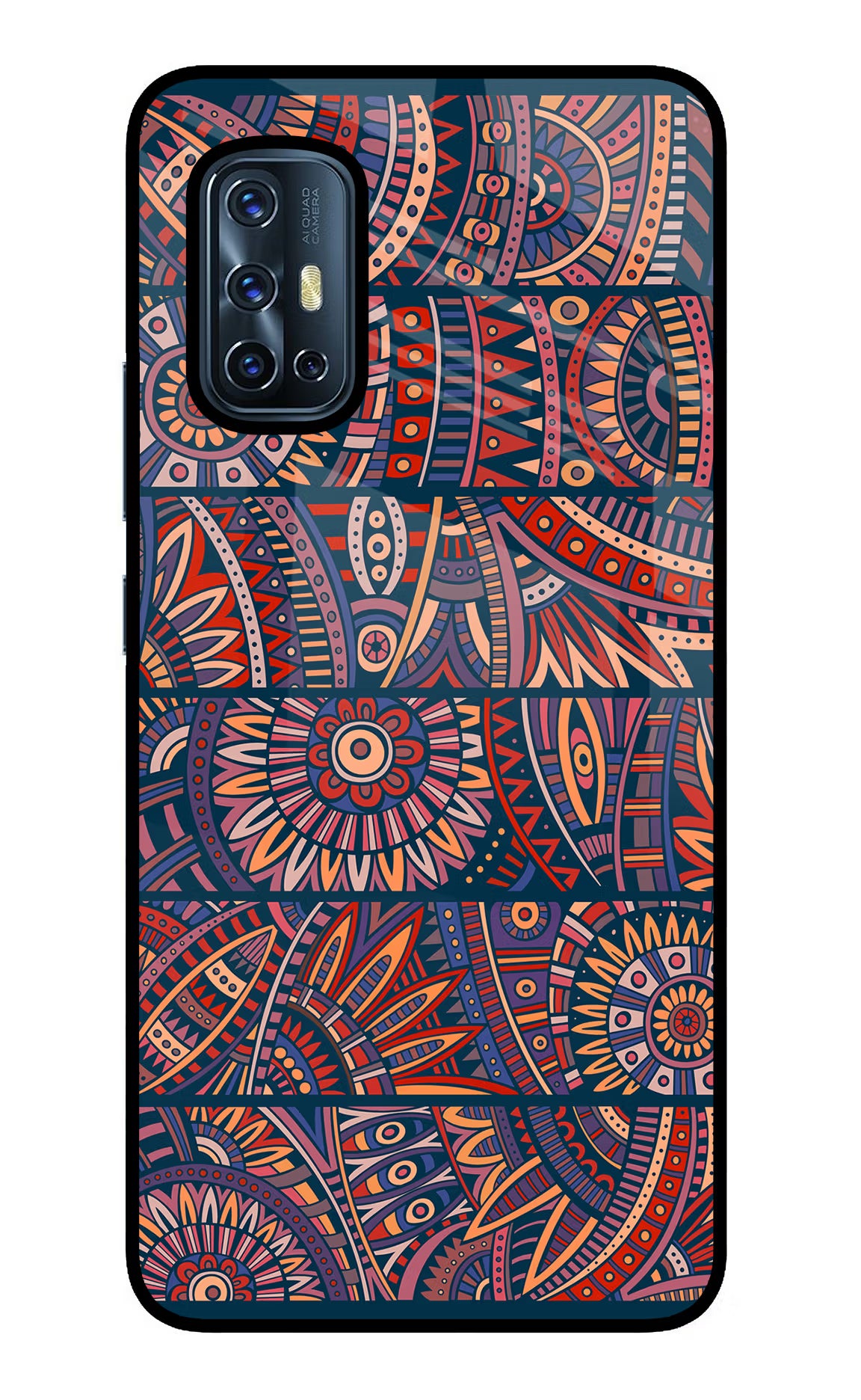 African Culture Design Vivo V17 Back Cover - African Culture Design Vivo V17 Glass Case Back Cover by Casekaro African Culture Design Vivo V17 Glass Case Back Cover by Casekaro