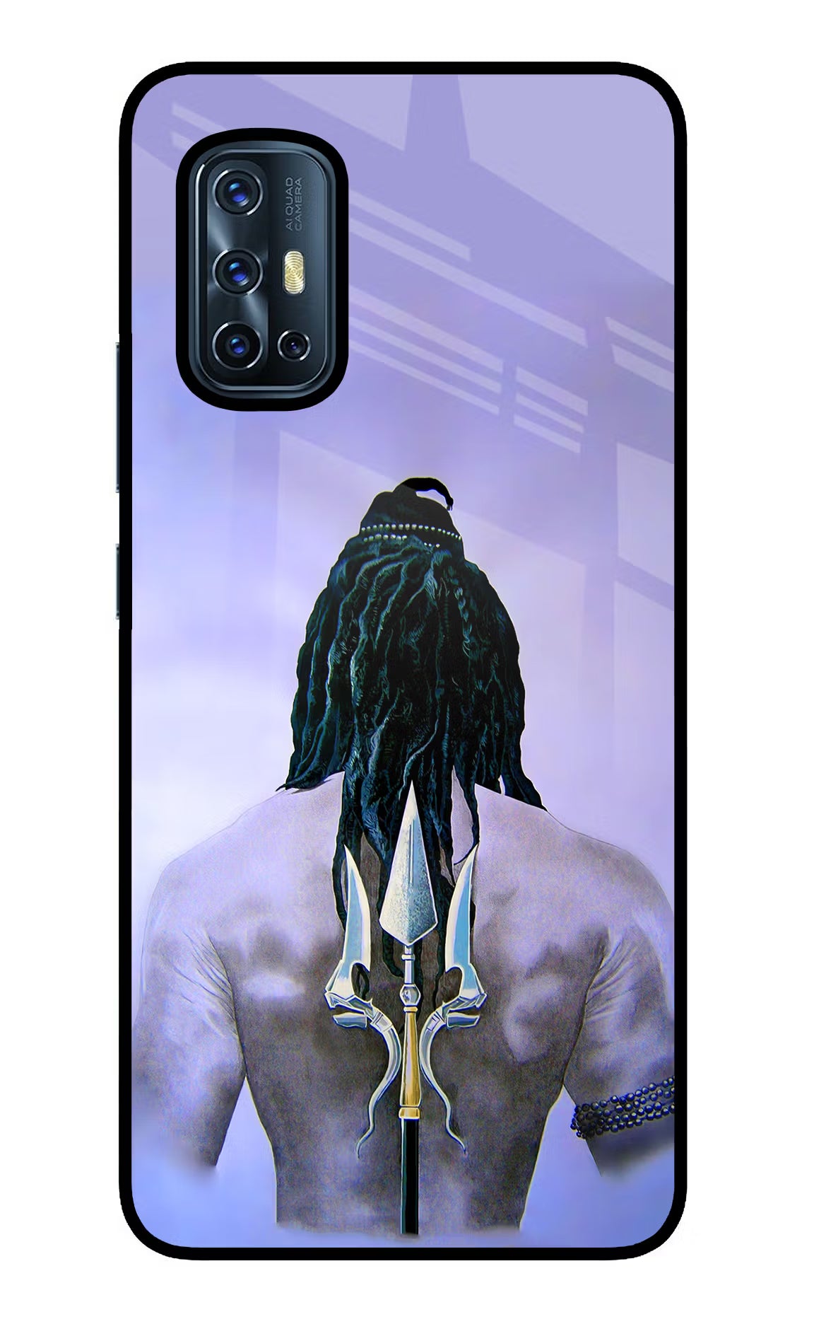 Shiva Vivo V17 Back Cover - Shiva Vivo V17 Glass Case Back Cover by Casekaro Shiva Vivo V17 Glass Case Back Cover by Casekaro