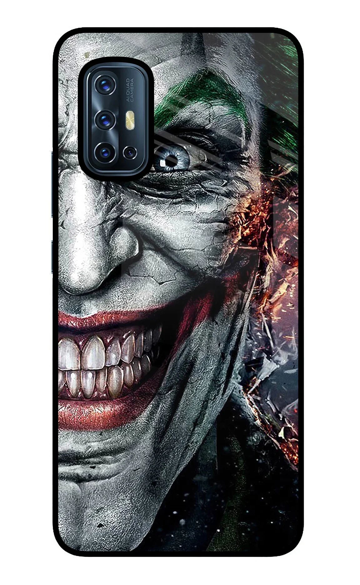 Joker Cam Vivo V17 Glass Case - Joker Cam Vivo V17 Glass Case Joker Cam Vivo V17 Glass Case