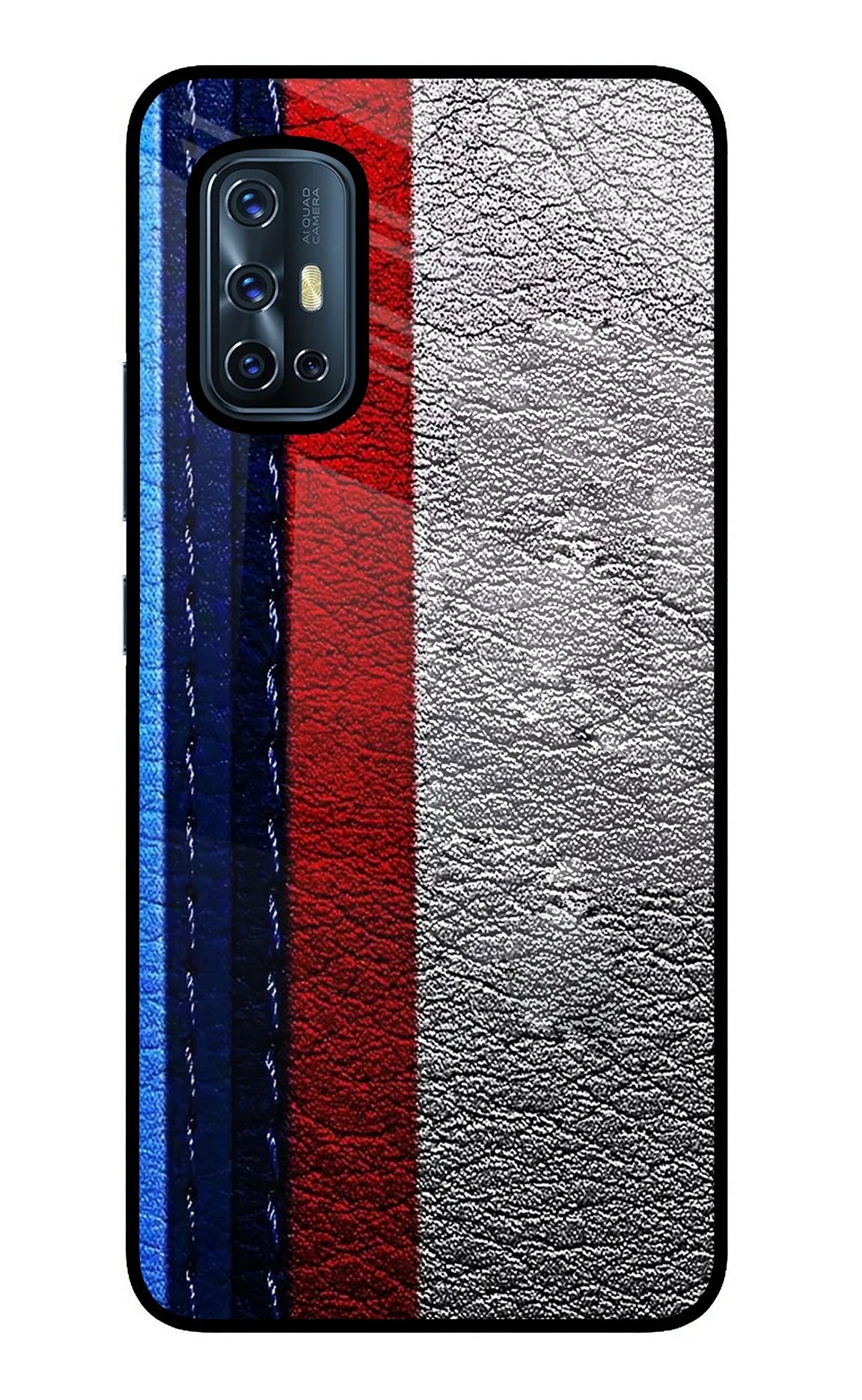 BMW Stripes Vivo V17 Glass Case - BMW Stripes Vivo V17 Glass Case BMW Stripes Vivo V17 Glass Case