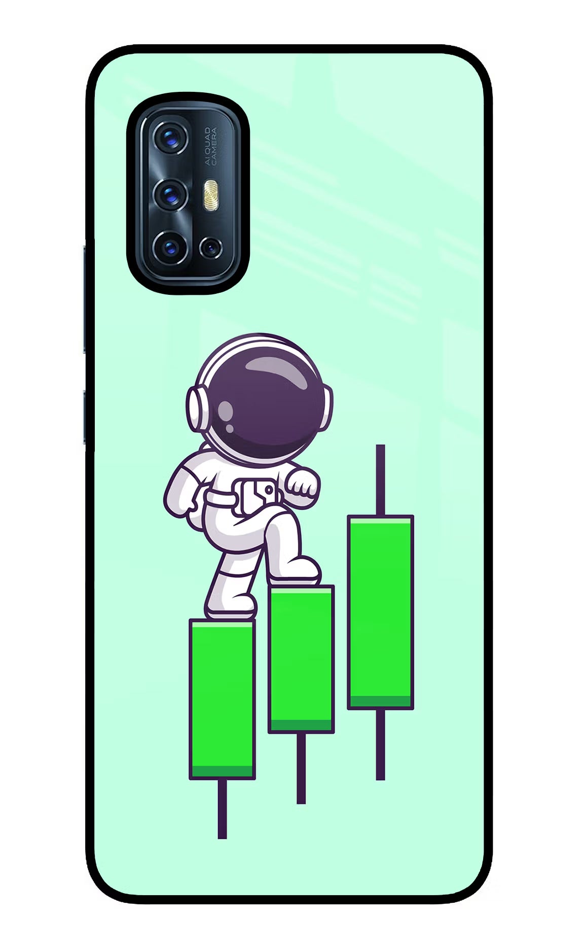 Astronaut Trader Vivo V17 Glass Case - Astronaut Trader Vivo V17 Glass Case Astronaut Trader Vivo V17 Glass Case