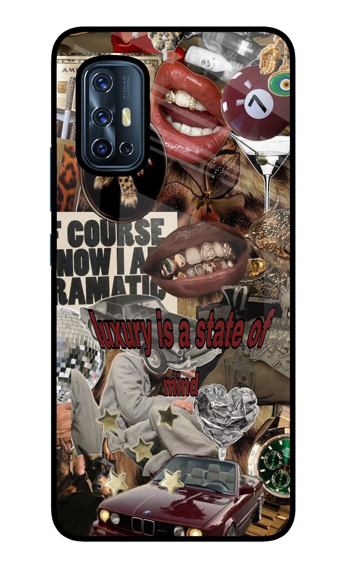 Luxury Vivo V17 Glass Case - Luxury Vivo V17 Glass Case Luxury Vivo V17 Glass Case