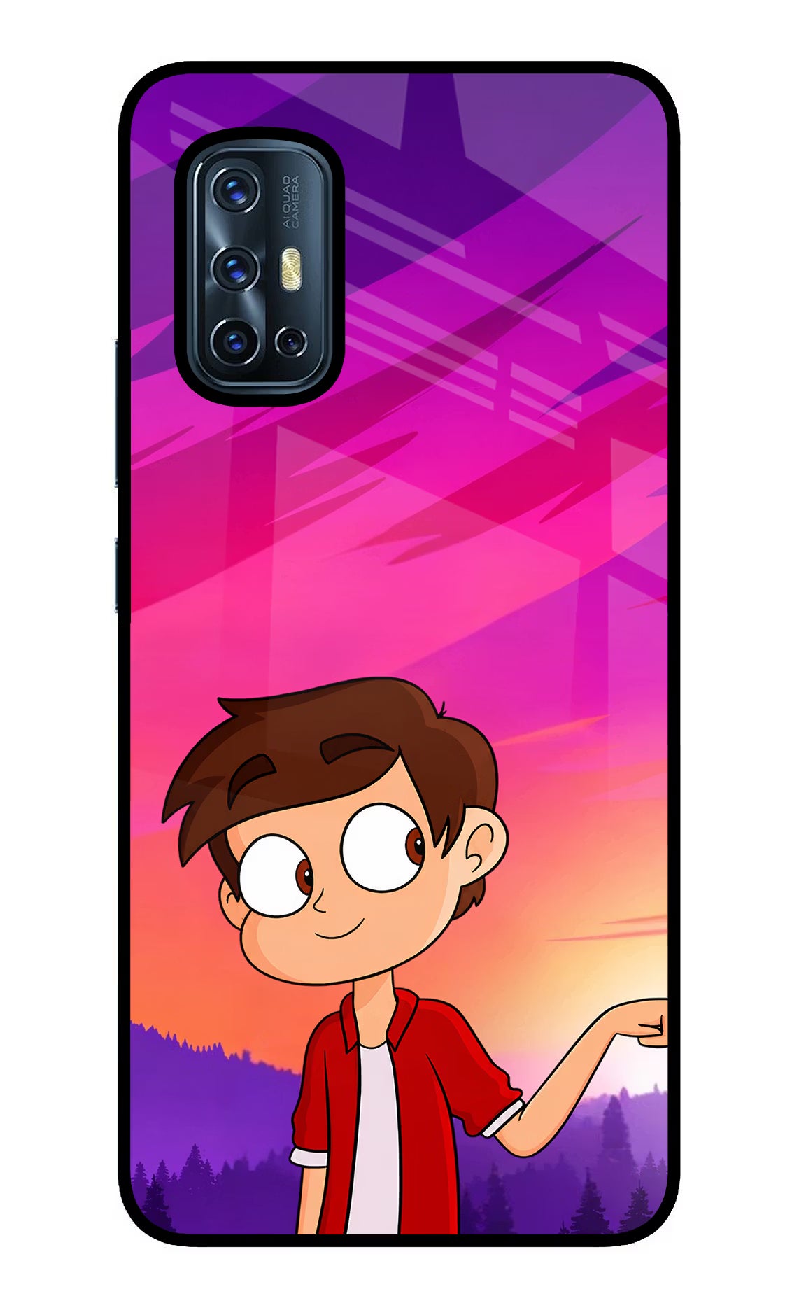 Marco Sunset Vivo V17 Glass Case - Marco Sunset Vivo V17 Glass Case Marco Sunset Vivo V17 Glass Case