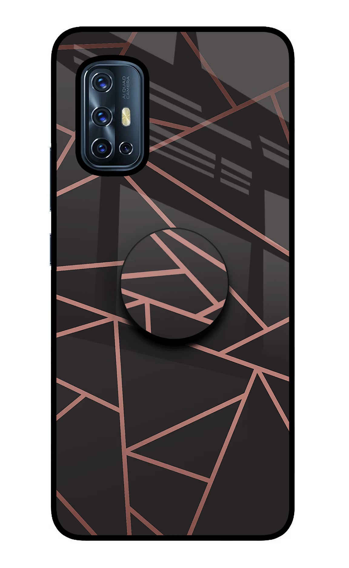 Geometric Pattern Vivo V17 Glass Case - Geometric Pattern Vivo V17 Glass Case Geometric Pattern Vivo V17 Glass Case