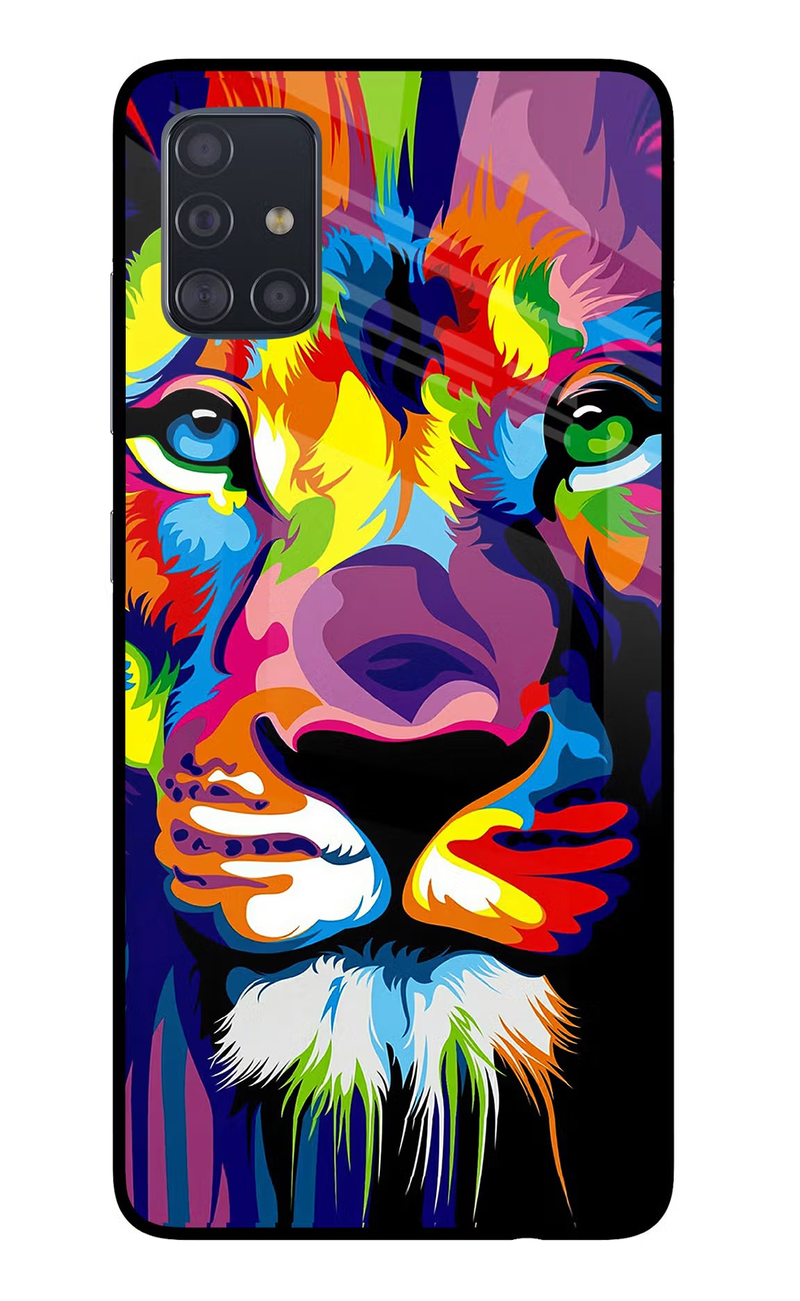 Lion Samsung A51 Glass Case - Lion Samsung A51 Glass Case Lion Samsung A51 Glass Case