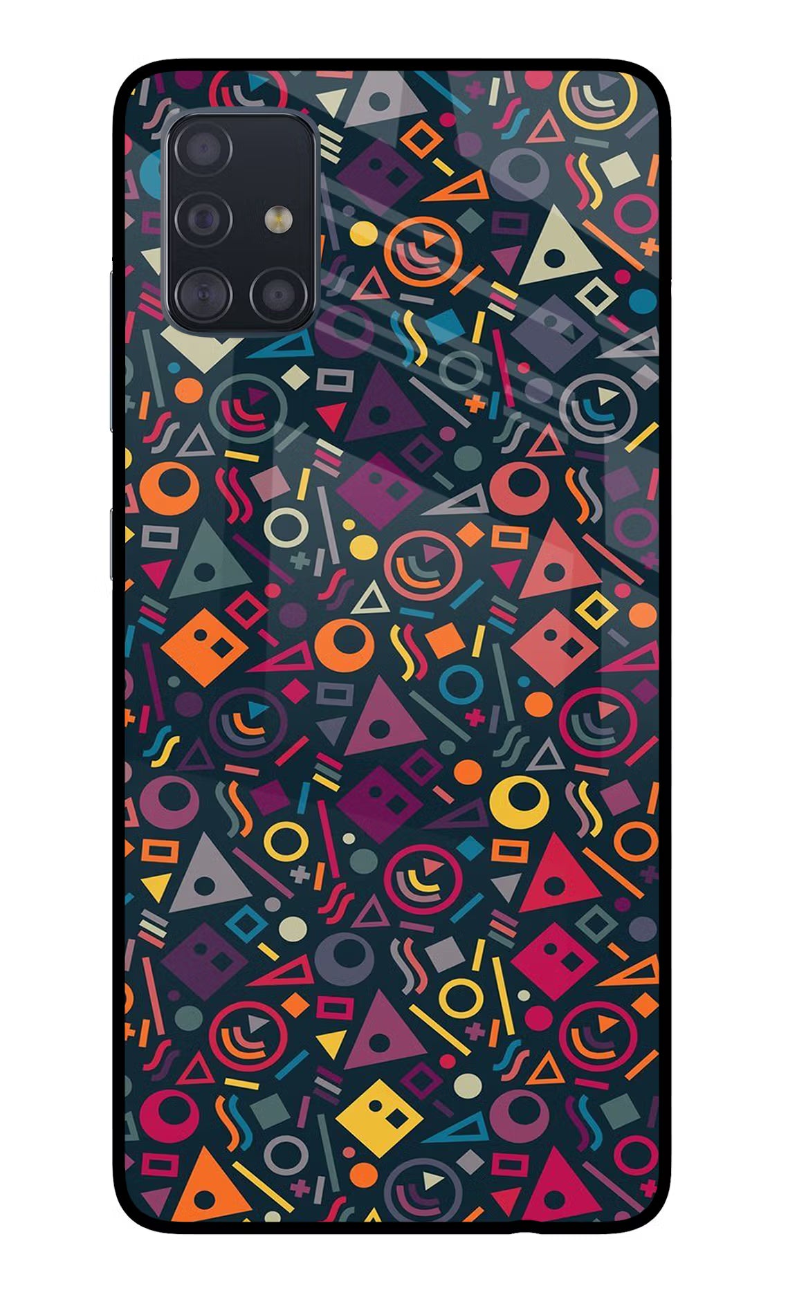 Geometric Abstract Samsung A51 Glass Case - Geometric Abstract Samsung A51 Glass Case Geometric Abstract Samsung A51 Glass Case