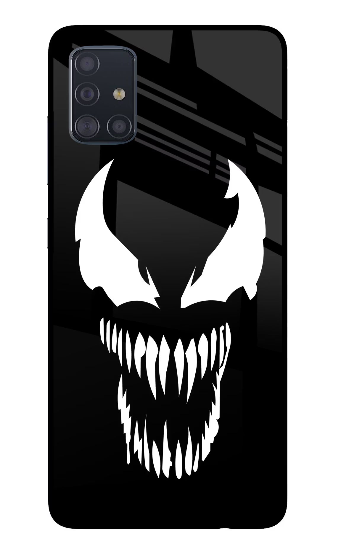 Venom Samsung A51 Back Cover - Venom Samsung A51 Glass Case Back Cover by Casekaro Venom Samsung A51 Glass Case Back Cover by Casekaro