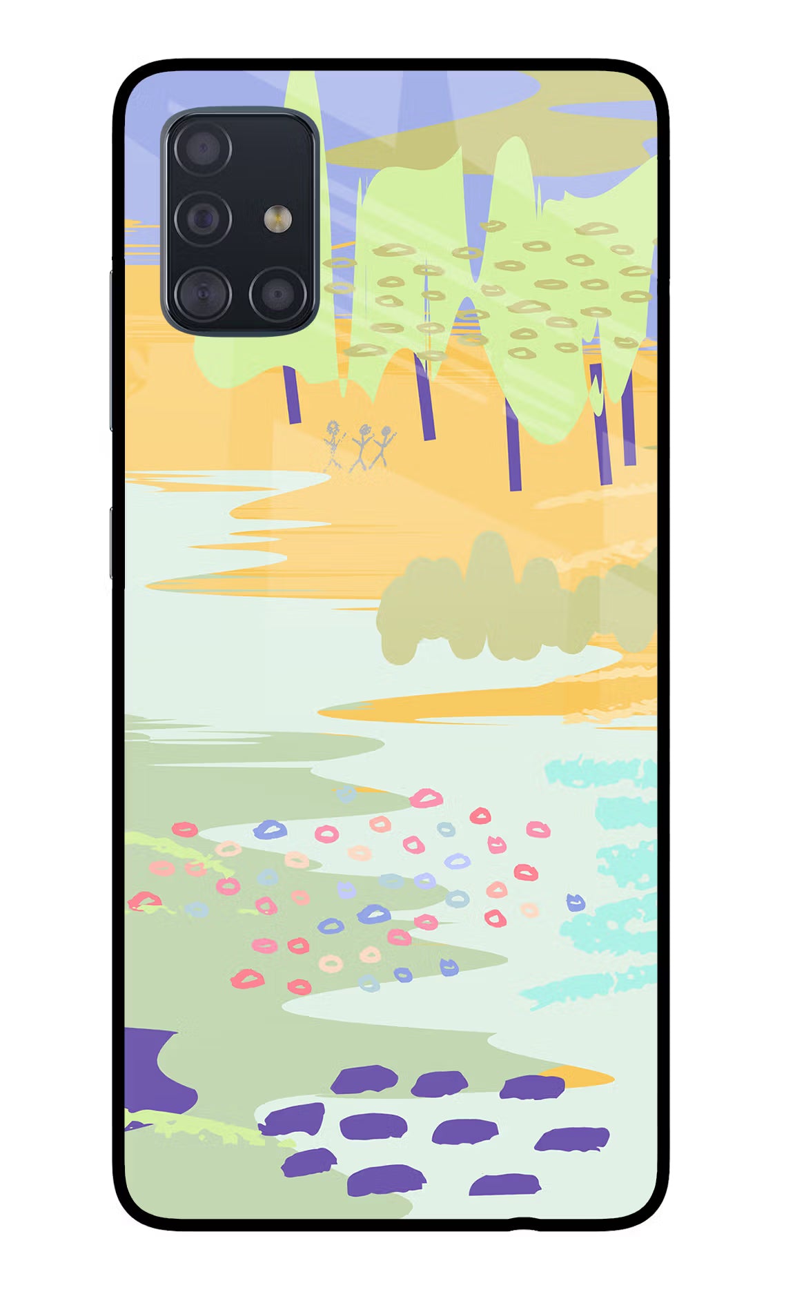 Scenery Samsung A51 Back Cover - Scenery Samsung A51 Glass Case Back Cover by Casekaro Scenery Samsung A51 Glass Case Back Cover by Casekaro