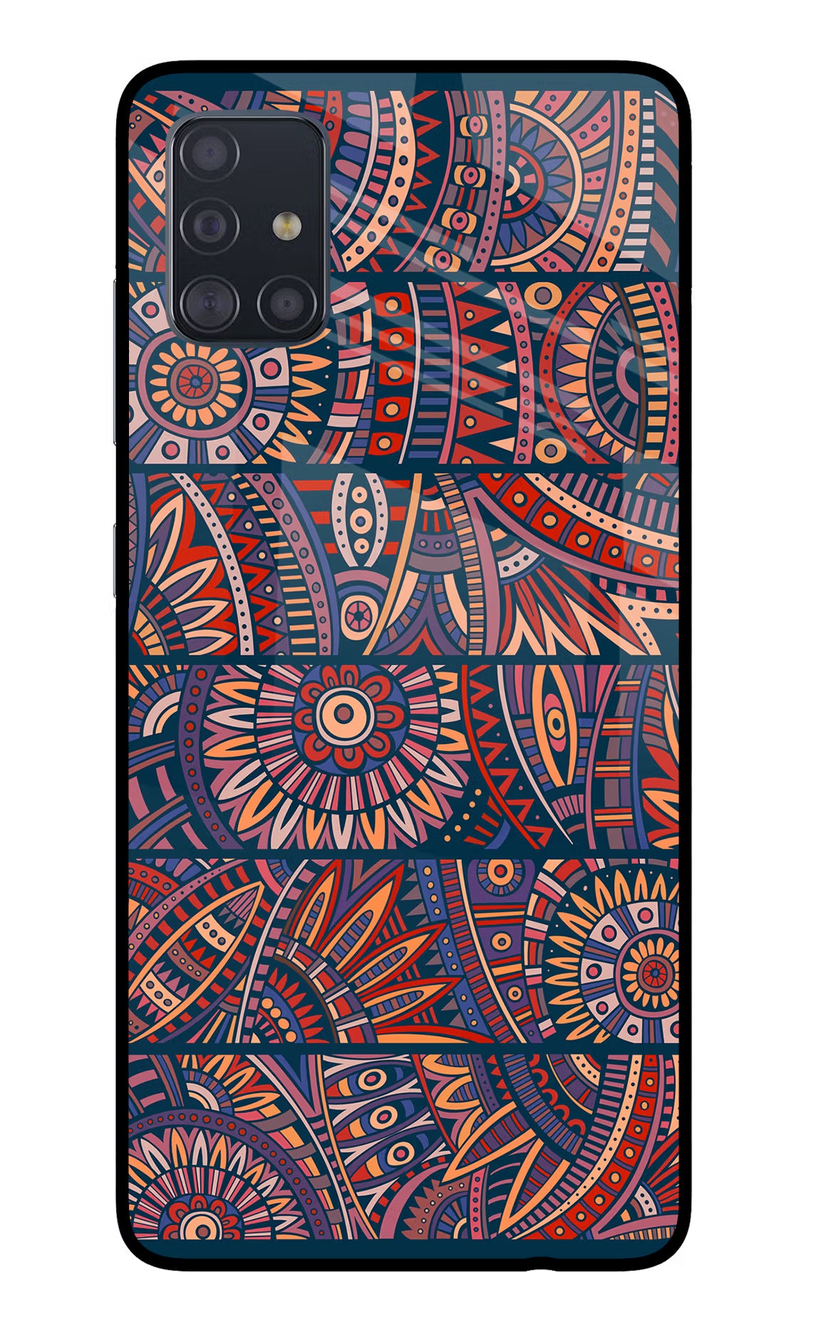 African Culture Design Samsung A51 Back Cover - African Culture Design Samsung A51 Glass Case Back Cover by Casekaro African Culture Design Samsung A51 Glass Case Back Cover by Casekaro