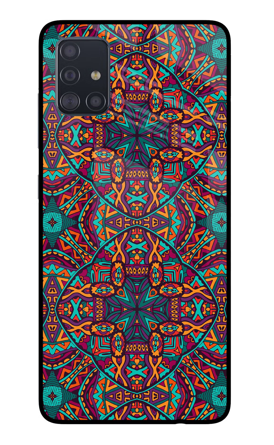 Colour Mandala Samsung A51 Glass Case - Colour Mandala Samsung A51 Glass Case Colour Mandala Samsung A51 Glass Case