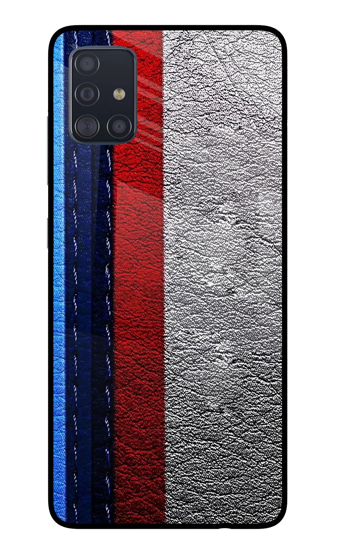 BMW Stripes Samsung A51 Glass Case - BMW Stripes Samsung A51 Glass Case BMW Stripes Samsung A51 Glass Case