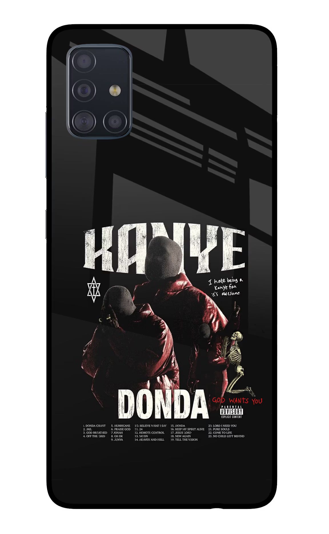 Donda Kanye West Samsung A51 Glass Case - Donda Kanye West Samsung A51 Glass Case Donda Kanye West Samsung A51 Glass Case