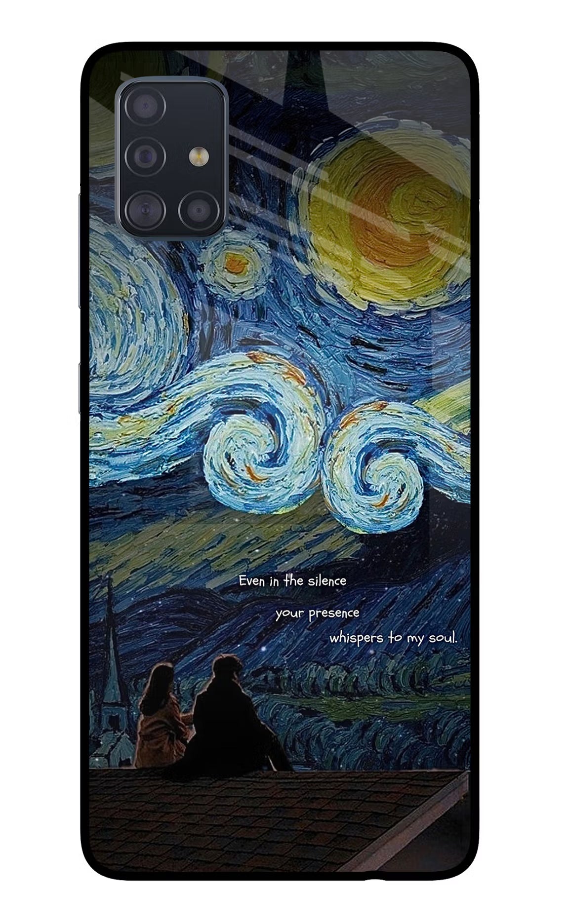 Softcore Samsung A51 Glass Case - Softcore Samsung A51 Glass Case Softcore Samsung A51 Glass Case
