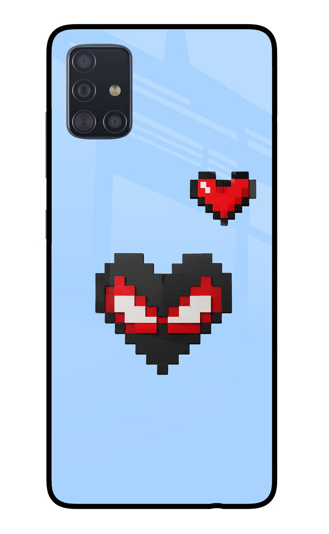 Peter Heart Samsung A51 Glass Case - Peter Heart Samsung A51 Glass Case Peter Heart Samsung A51 Glass Case