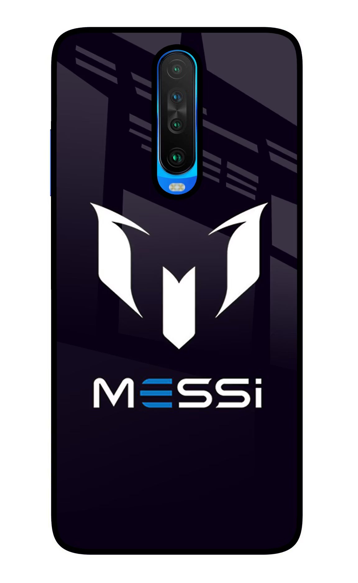 Messi Logo Poco X2 Glass Case - Messi Logo Poco X2 Glass Case Messi Logo Poco X2 Glass Case