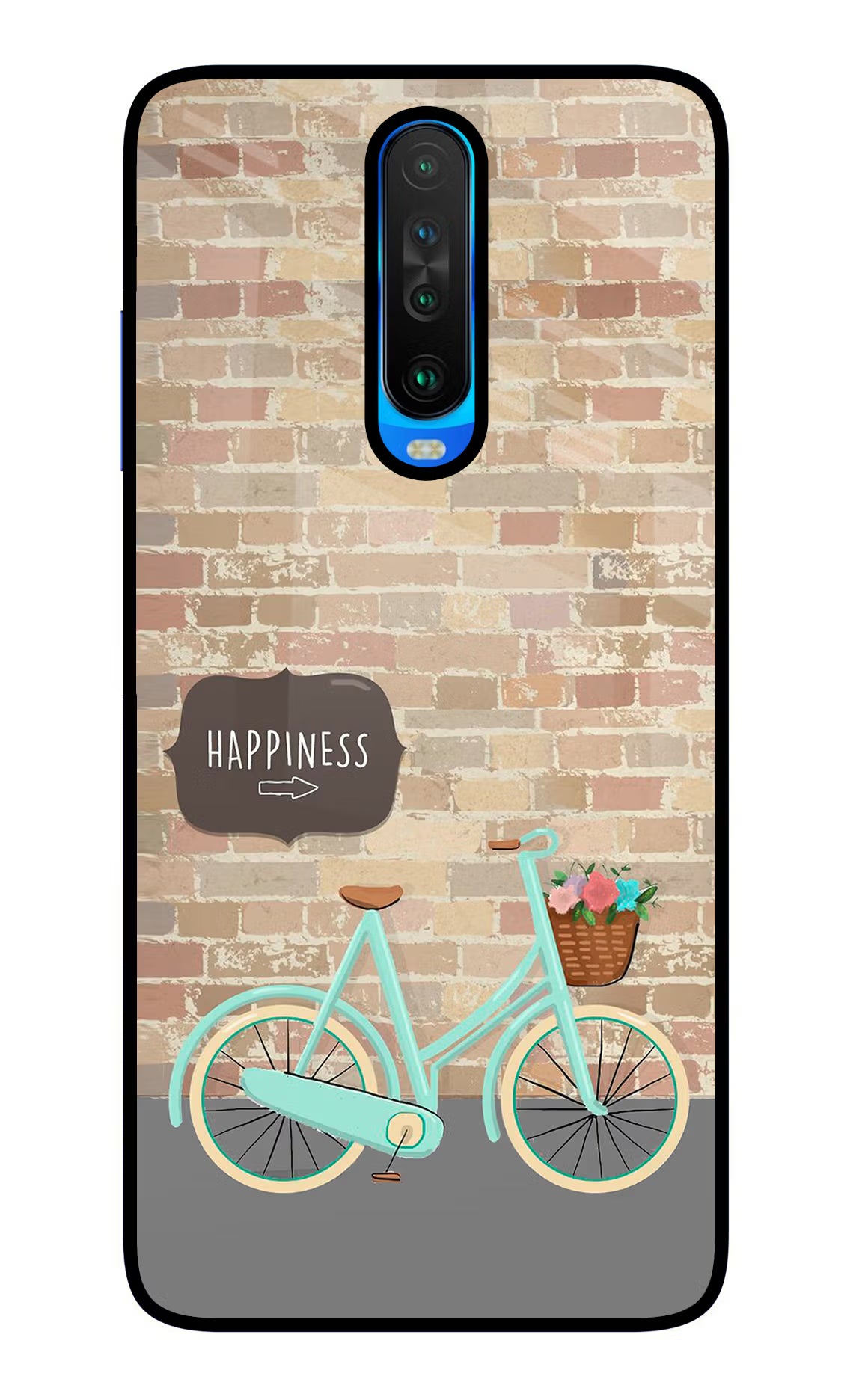 Happiness Artwork Poco X2 Glass Case - Happiness Artwork Poco X2 Glass Case Happiness Artwork Poco X2 Glass Case