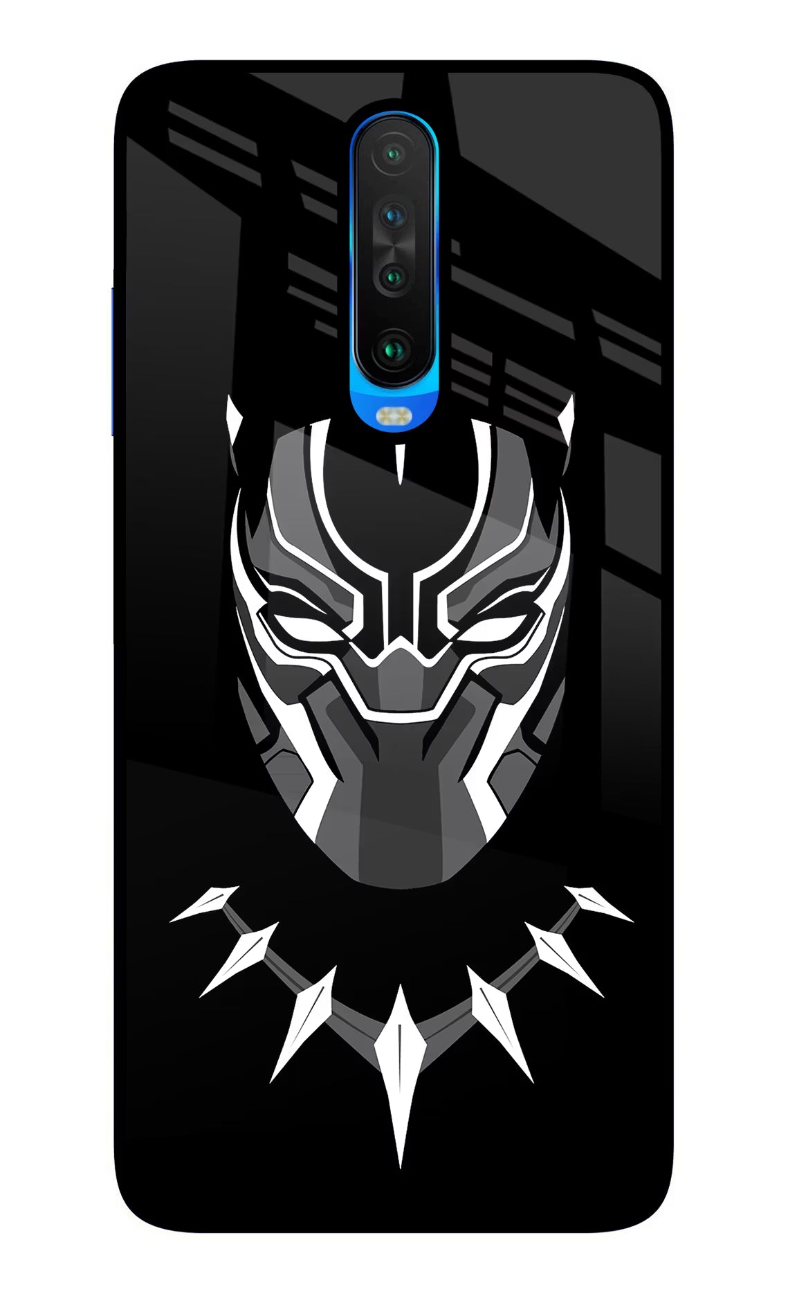 Black Panther Poco X2 Back Cover - Black Panther Poco X2 Glass Case Back Cover by Casekaro Black Panther Poco X2 Glass Case Back Cover by Casekaro