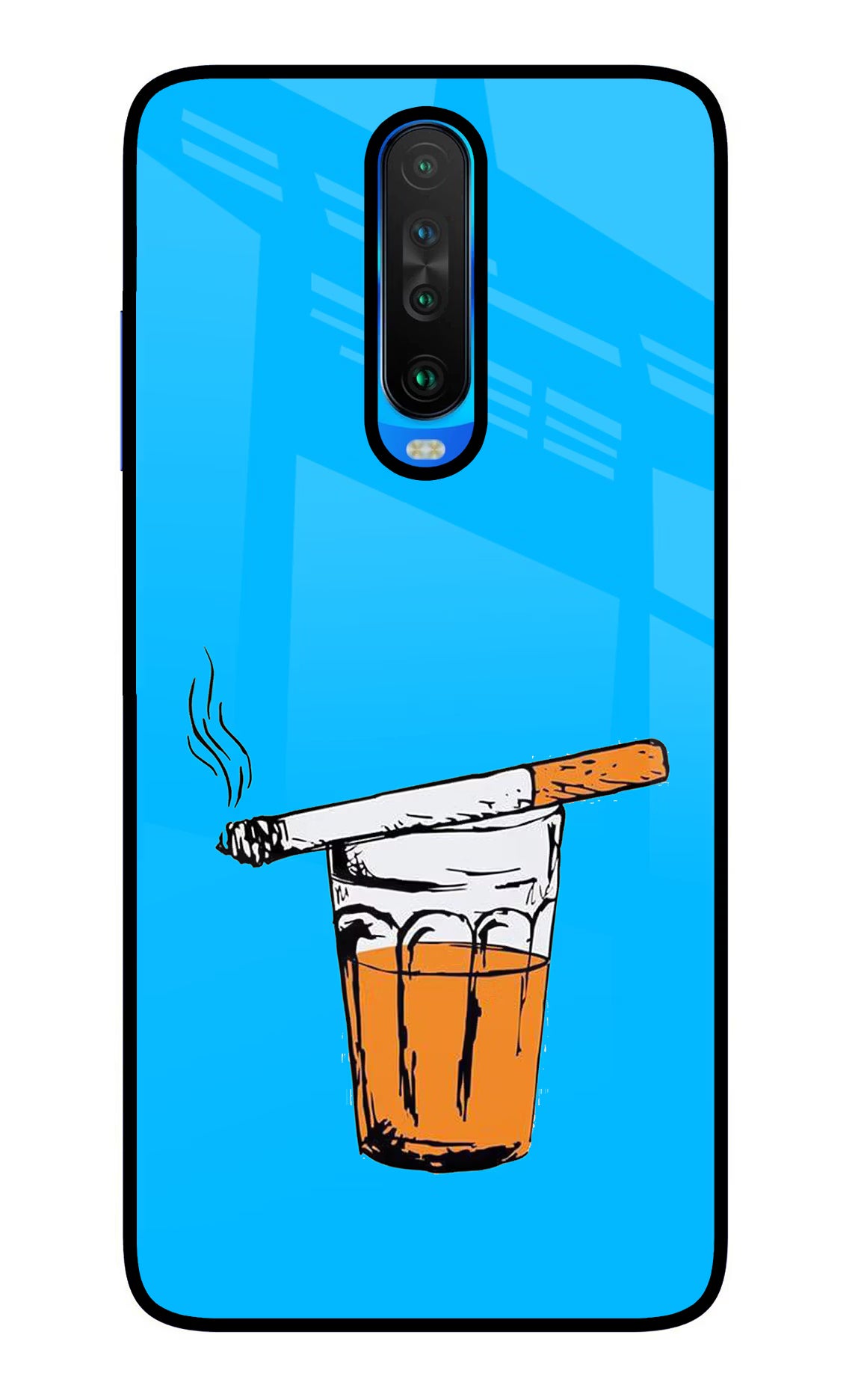 Chai Sutta Poco X2 Glass Case - Chai Sutta Poco X2 Glass Case Chai Sutta Poco X2 Glass Case