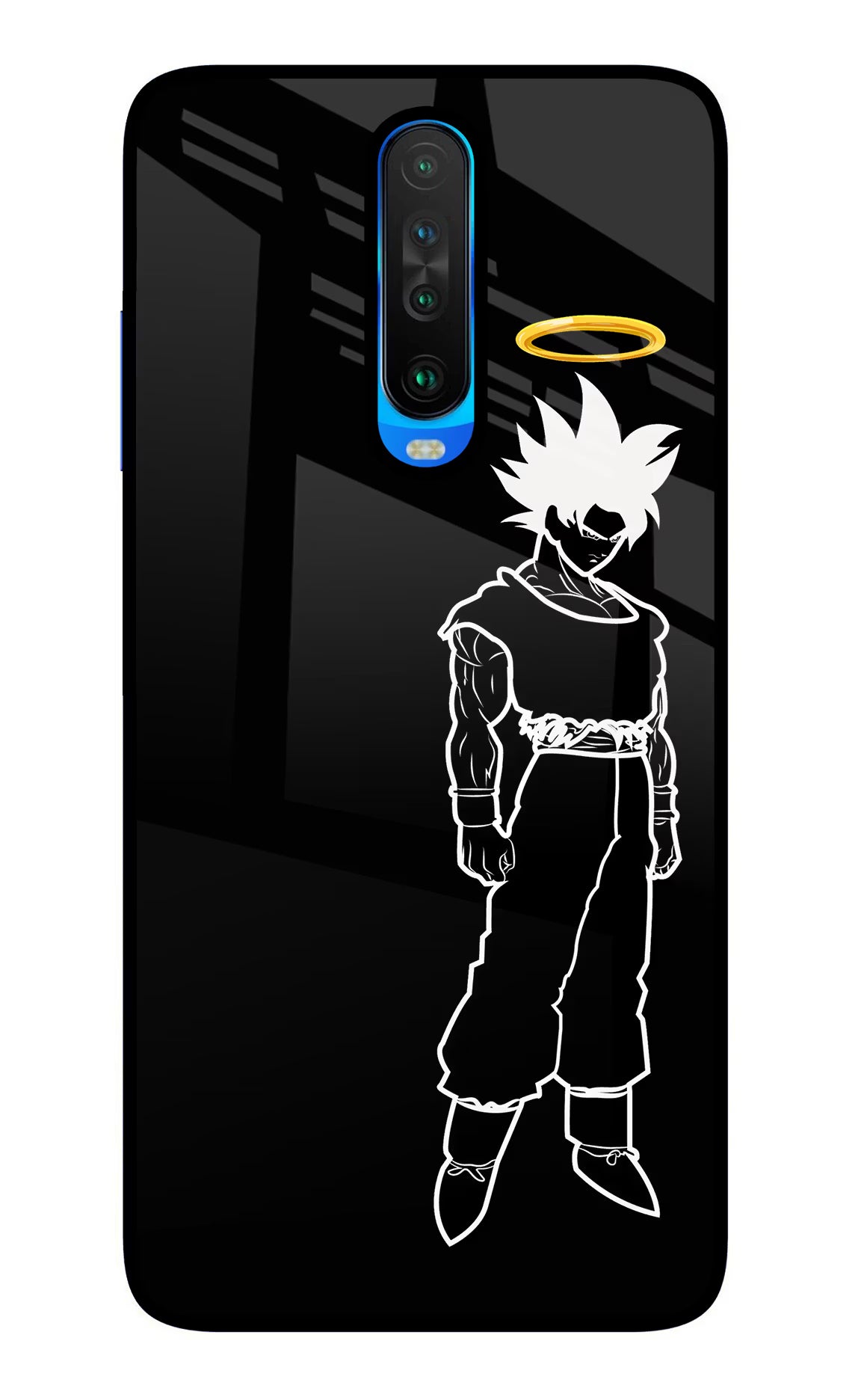 DBS Character Poco X2 Glass Case - DBS Character Poco X2 Glass Case DBS Character Poco X2 Glass Case