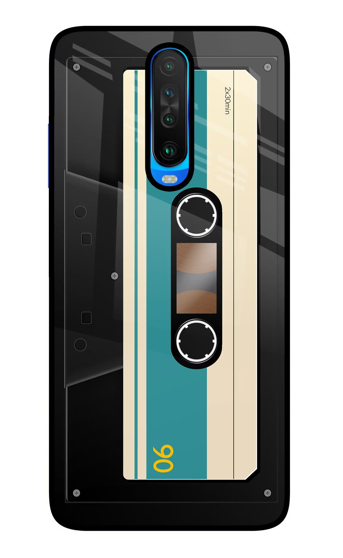 Cassette Poco X2 Glass Case - Cassette Poco X2 Glass Case Cassette Poco X2 Glass Case