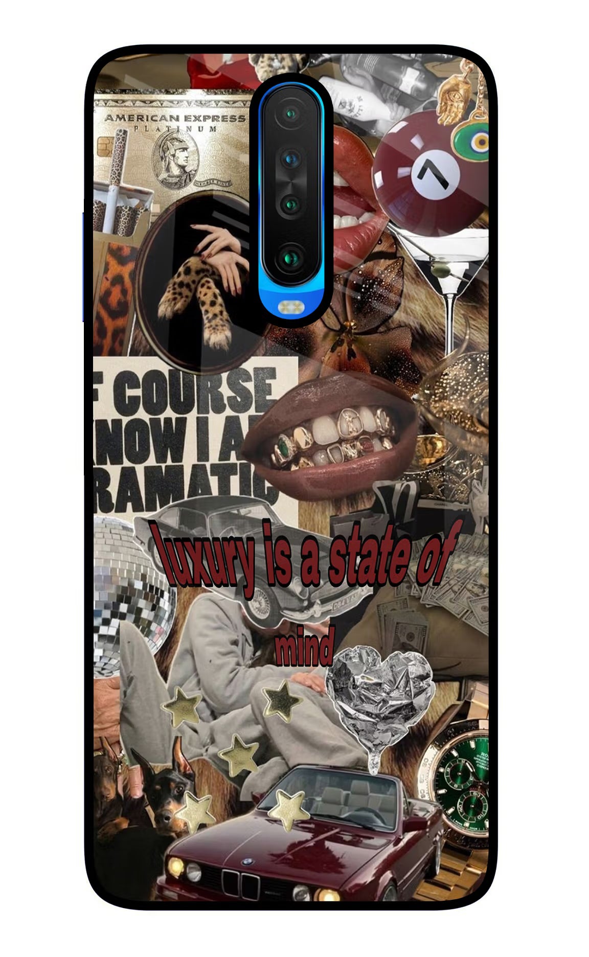 Luxury Poco X2 Glass Case - Luxury Poco X2 Glass Case Luxury Poco X2 Glass Case