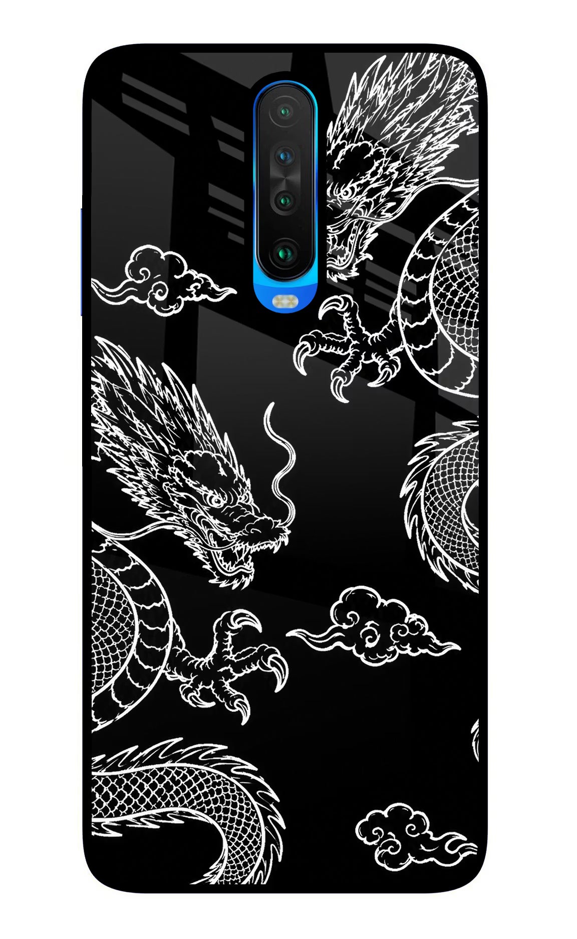Twin Dragons Poco X2 Glass Case - Twin Dragons Poco X2 Glass Case Twin Dragons Poco X2 Glass Case