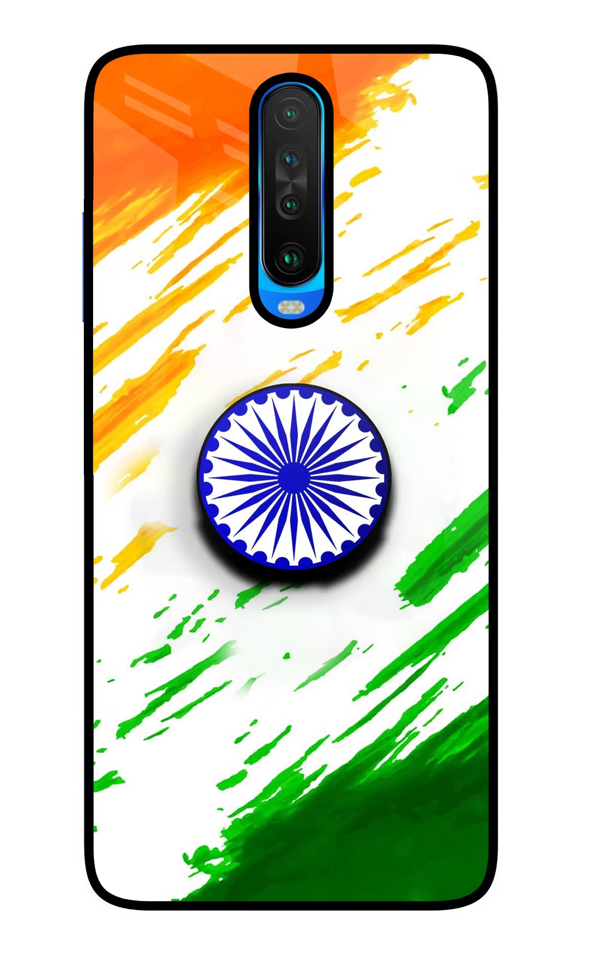 Indian Flag Ashoka Chakra Poco X2 Pop Case - Indian Flag Ashoka Chakra Poco X2 Pop Case by Casekaro Indian Flag Ashoka Chakra Poco X2 Pop Case by Casekaro