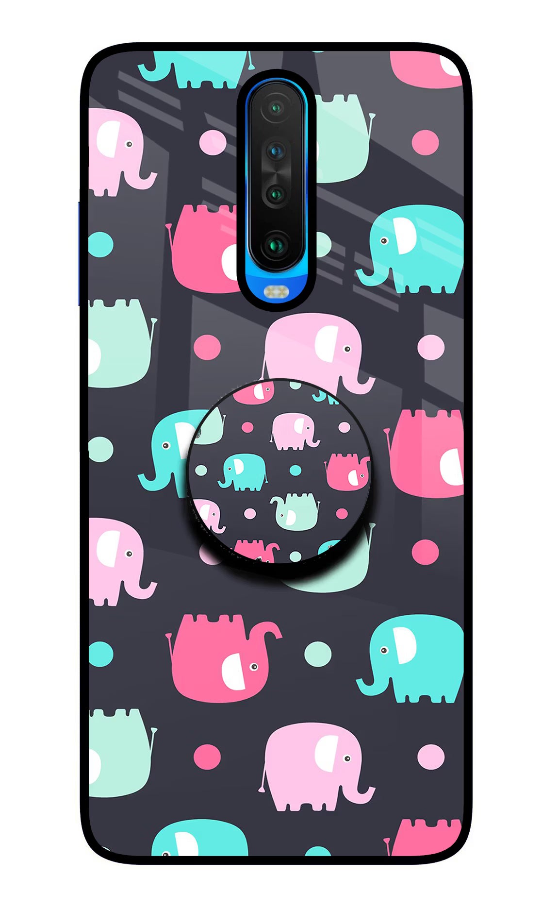 Baby Elephants Poco X2 Pop Case - Baby Elephants Poco X2 Pop Case by Casekaro Baby Elephants Poco X2 Pop Case by Casekaro