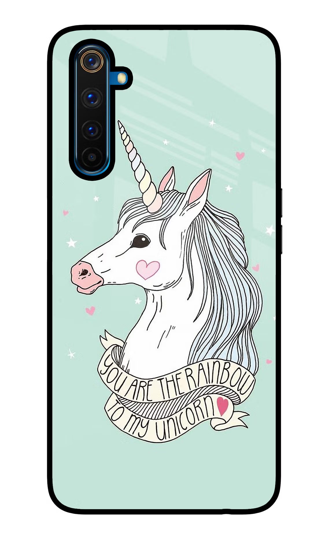 Unicorn Wallpaper Realme 6 Pro Back Cover - Unicorn Wallpaper Realme 6 Pro Glass Case Back Cover by Casekaro Unicorn Wallpaper Realme 6 Pro Glass Case Back Cover by Casekaro