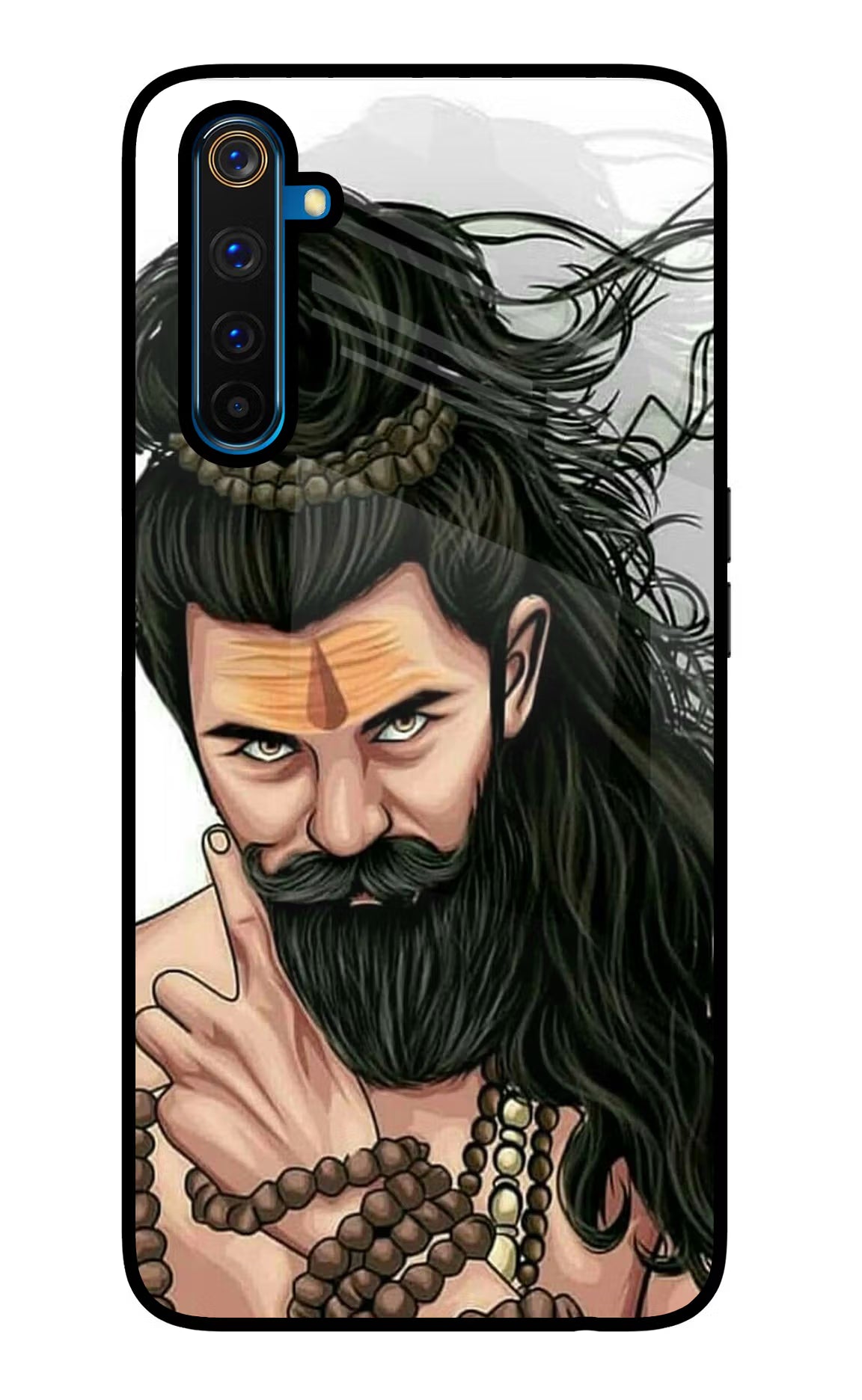 Mahadev Realme 6 Pro Back Cover - Mahadev Realme 6 Pro Glass Case Back Cover by Casekaro Mahadev Realme 6 Pro Glass Case Back Cover by Casekaro