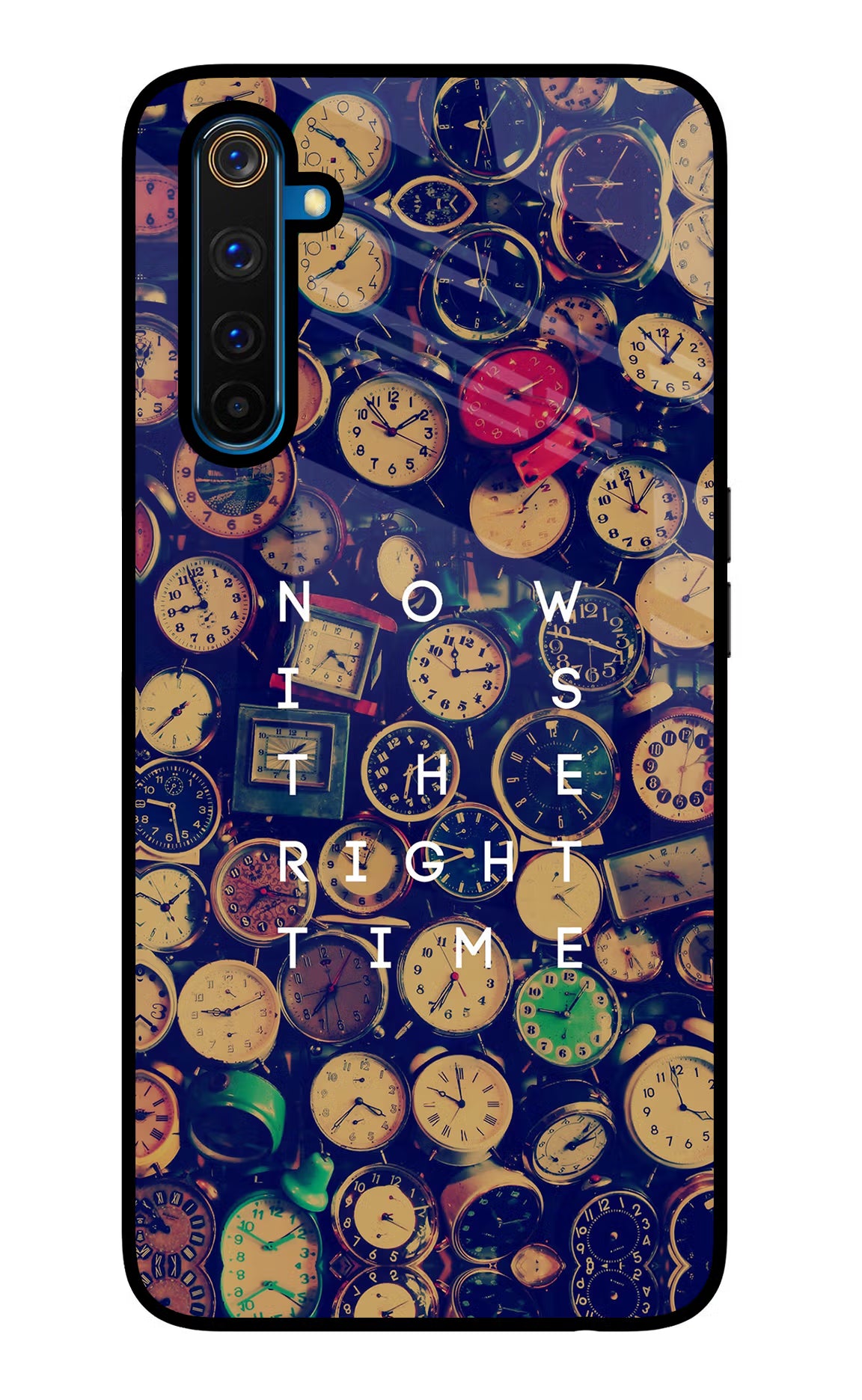 Now is the Right Time Quote Realme 6 Pro Glass Case - Now is the Right Time Quote Realme 6 Pro Glass Case Now is the Right Time Quote Realme 6 Pro Glass Case