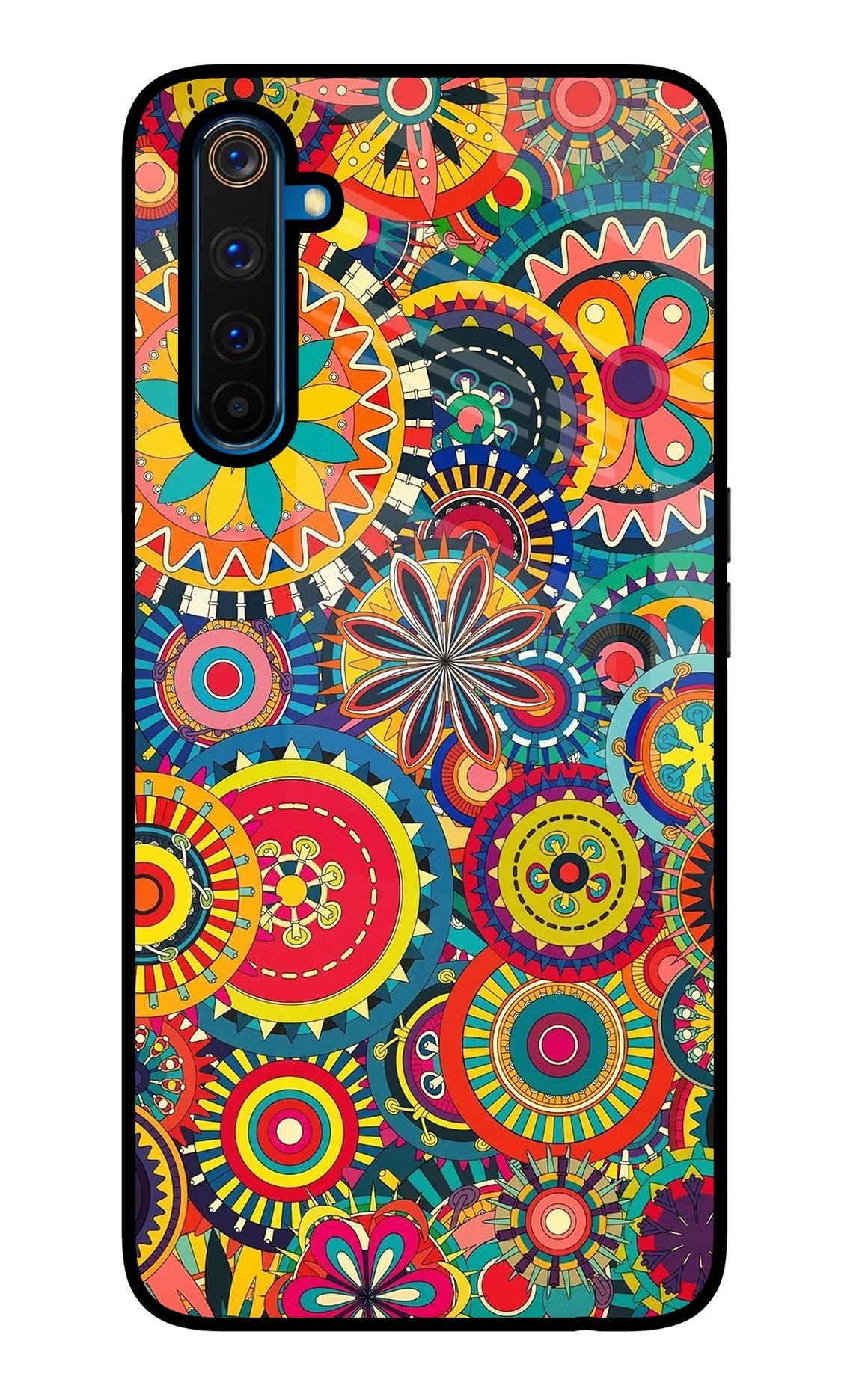 Gol Gol Art Realme 6 Pro Back Cover - Gol Gol Art Realme 6 Pro Glass Case Back Cover by Casekaro Gol Gol Art Realme 6 Pro Glass Case Back Cover by Casekaro