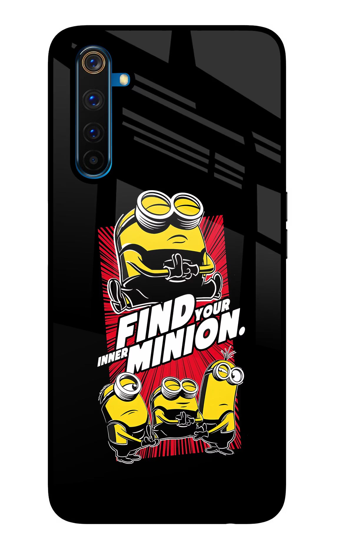 Find your inner Minion Realme 6 Pro Glass Case - Find your inner Minion Realme 6 Pro Glass Case Find your inner Minion Realme 6 Pro Glass Case