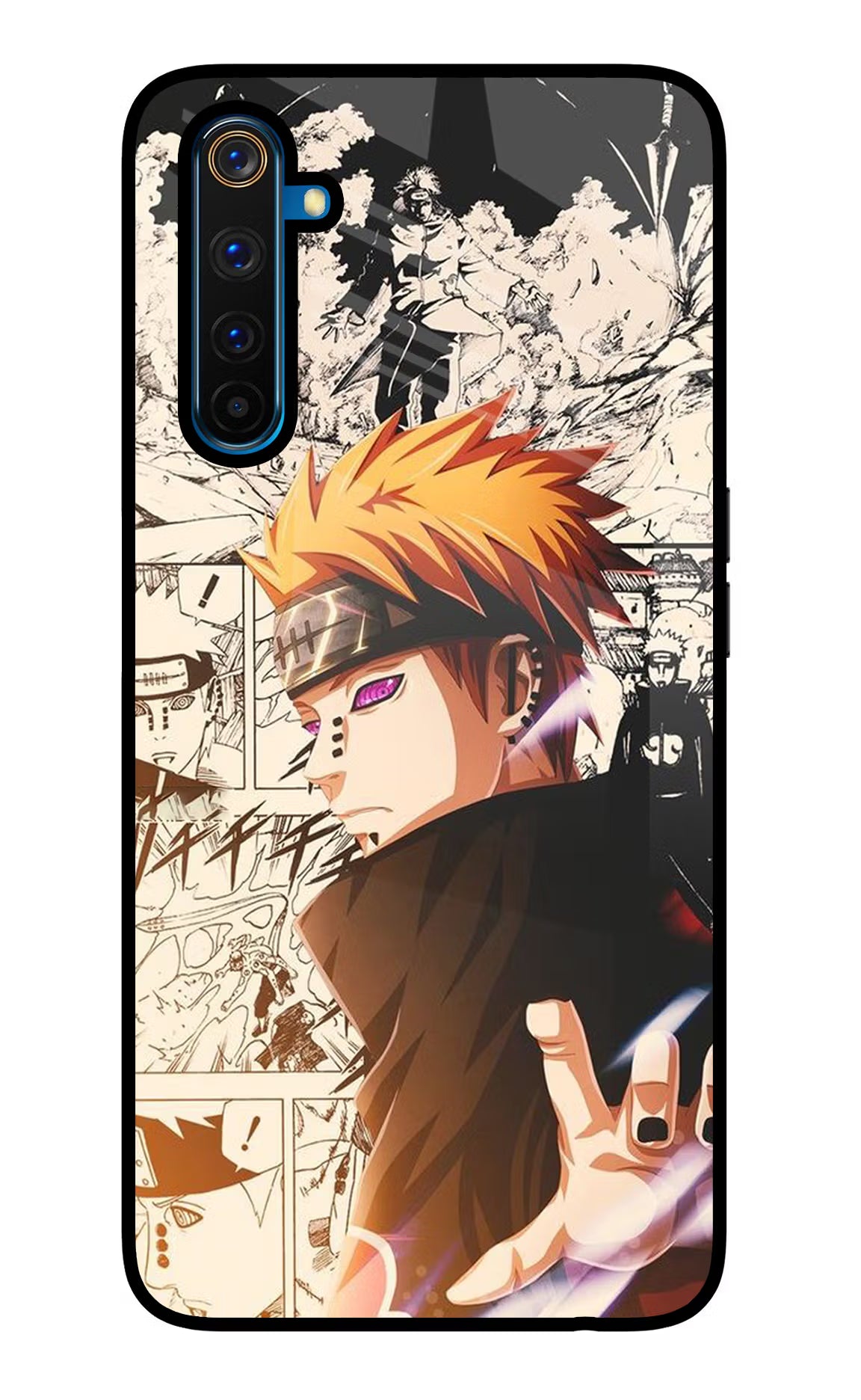 Pain Anime Realme 6 Pro Back Cover - Pain Anime Realme 6 Pro Glass Case Back Cover by Casekaro Pain Anime Realme 6 Pro Glass Case Back Cover by Casekaro