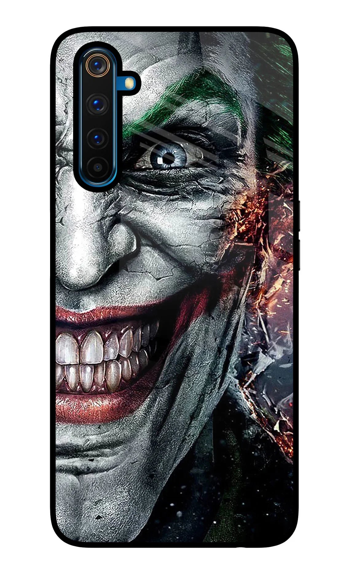 Joker Cam Realme 6 Pro Glass Case - Joker Cam Realme 6 Pro Glass Case Joker Cam Realme 6 Pro Glass Case