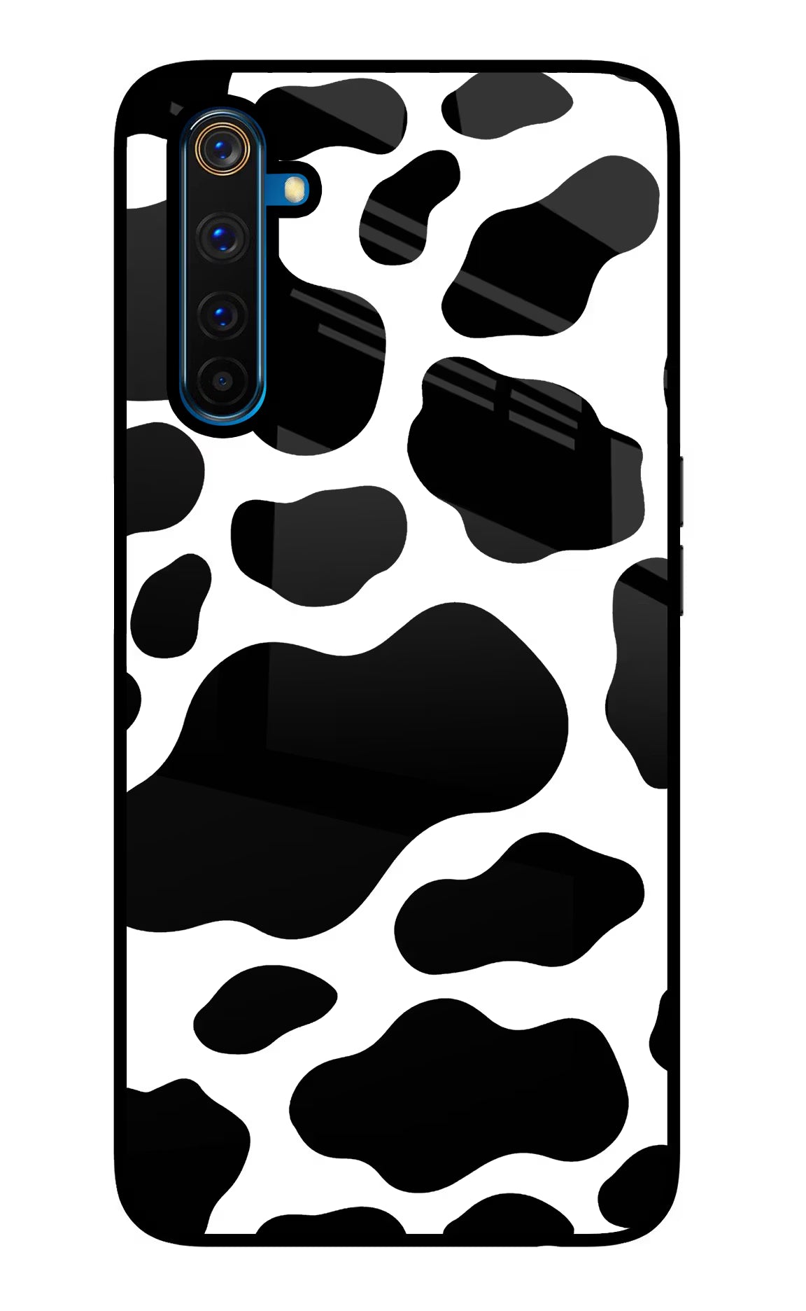 Cow Spots Realme 6 Pro Back Cover - Cow Spots Realme 6 Pro Glass Case Back Cover by Casekaro Cow Spots Realme 6 Pro Glass Case Back Cover by Casekaro