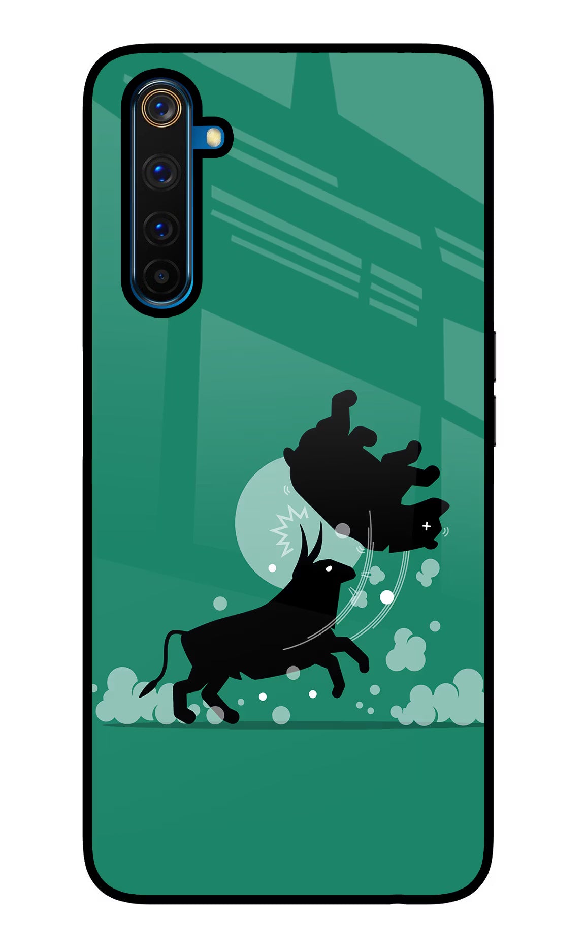 Bull Conqueror Realme 6 Pro Glass Case - Bull Conqueror Realme 6 Pro Glass Case Bull Conqueror Realme 6 Pro Glass Case