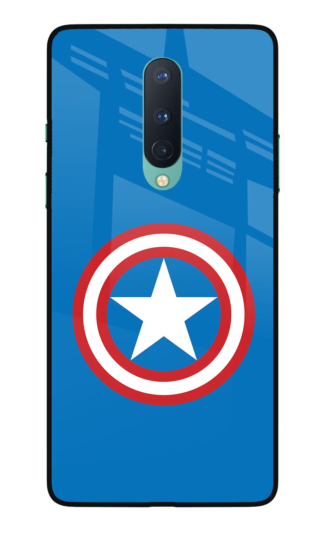 Captain America Logo Oneplus 8 Glass Case - Captain America Logo Oneplus 8 Glass Case Captain America Logo Oneplus 8 Glass Case