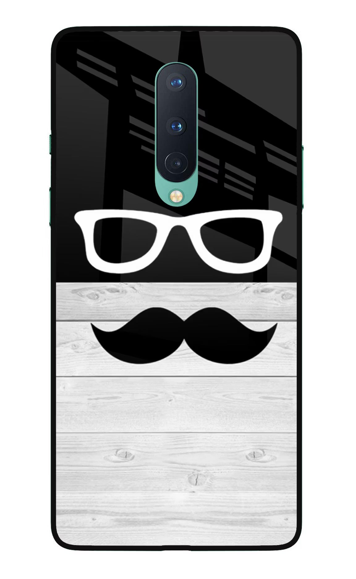 Mustache Oneplus 8 Glass Case - Mustache Oneplus 8 Glass Case Mustache Oneplus 8 Glass Case