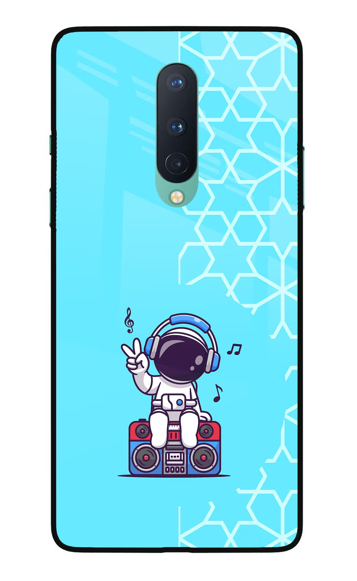 Cute Astronaut Chilling Oneplus 8 Glass Case - Cute Astronaut Chilling Oneplus 8 Glass Case Cute Astronaut Chilling Oneplus 8 Glass Case