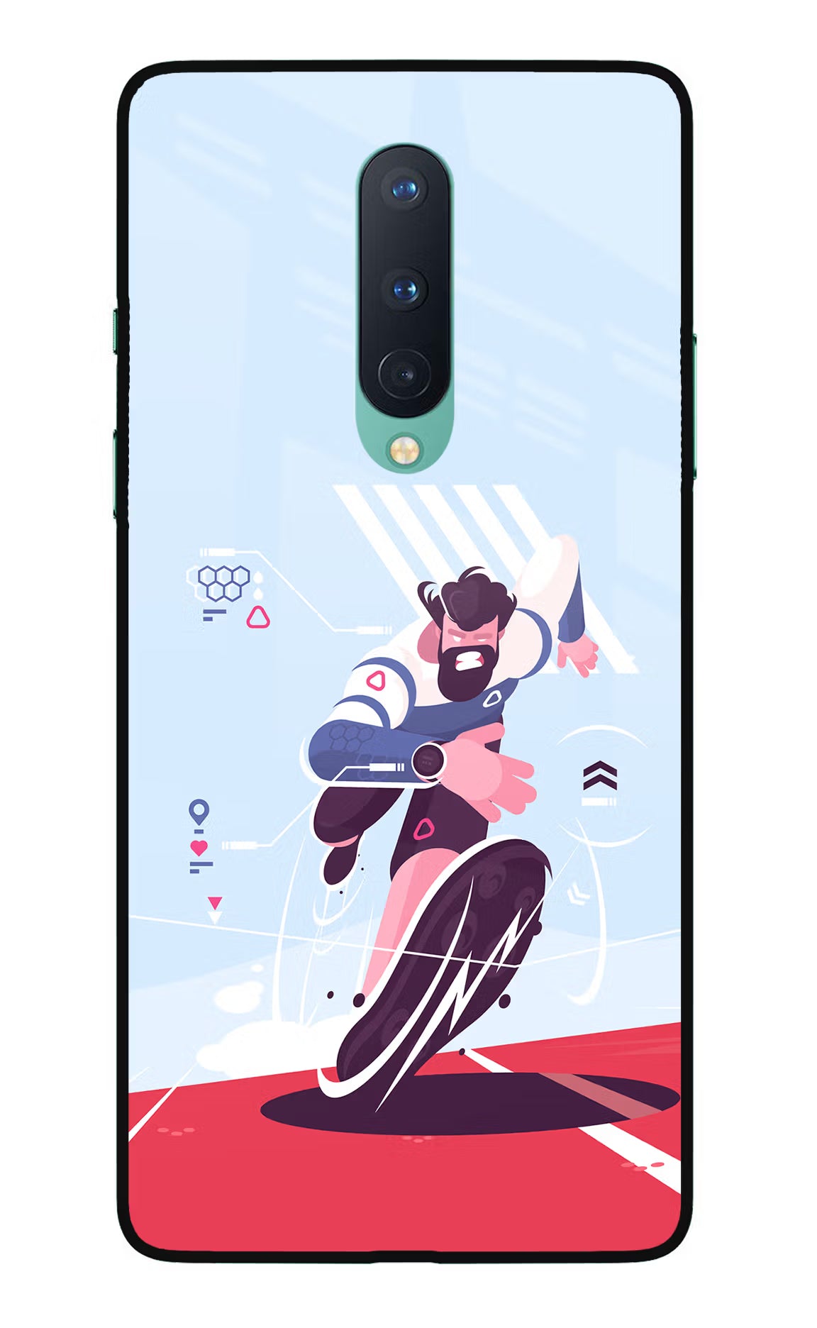 Run Pro Oneplus 8 Glass Case - Run Pro Oneplus 8 Glass Case Run Pro Oneplus 8 Glass Case