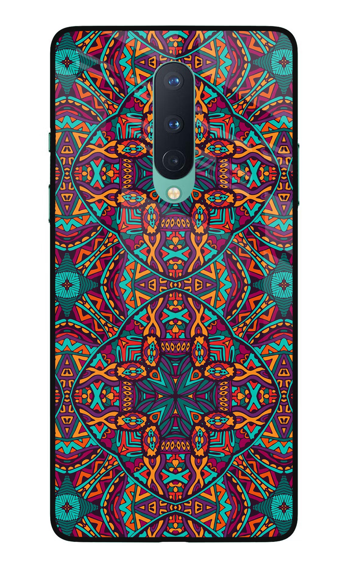 Colour Mandala Oneplus 8 Glass Case - Colour Mandala Oneplus 8 Glass Case Colour Mandala Oneplus 8 Glass Case