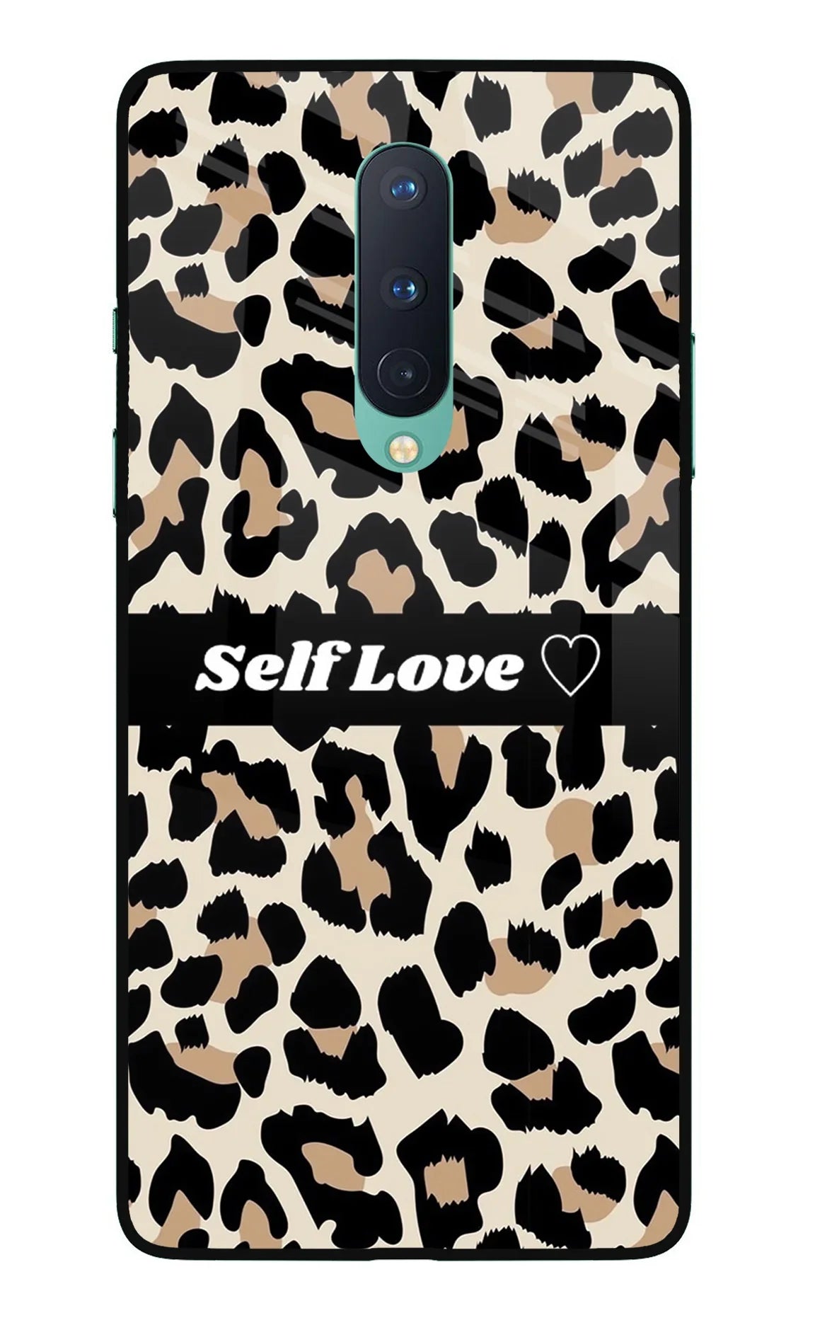 Leopard Print Self Love Oneplus 8 Glass Case - Leopard Print Self Love Oneplus 8 Glass Case Leopard Print Self Love Oneplus 8 Glass Case