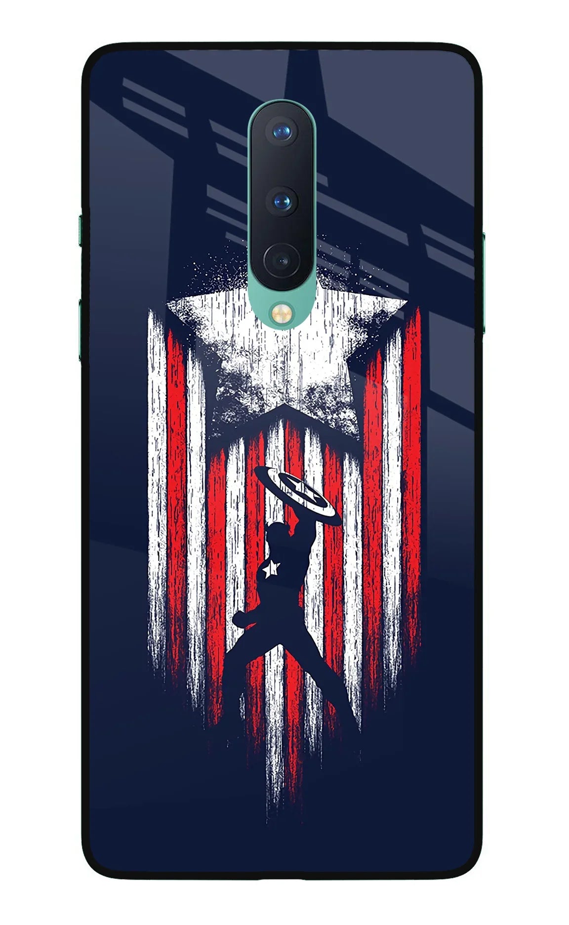 Captain America Marvel Art Oneplus 8 Glass Case - Captain America Marvel Art Oneplus 8 Glass Case Captain America Marvel Art Oneplus 8 Glass Case