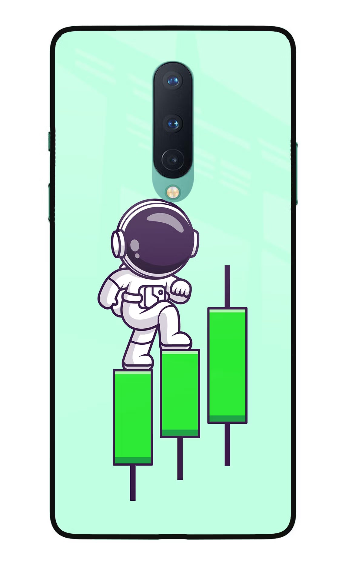Astronaut Trader Oneplus 8 Glass Case - Astronaut Trader Oneplus 8 Glass Case Astronaut Trader Oneplus 8 Glass Case